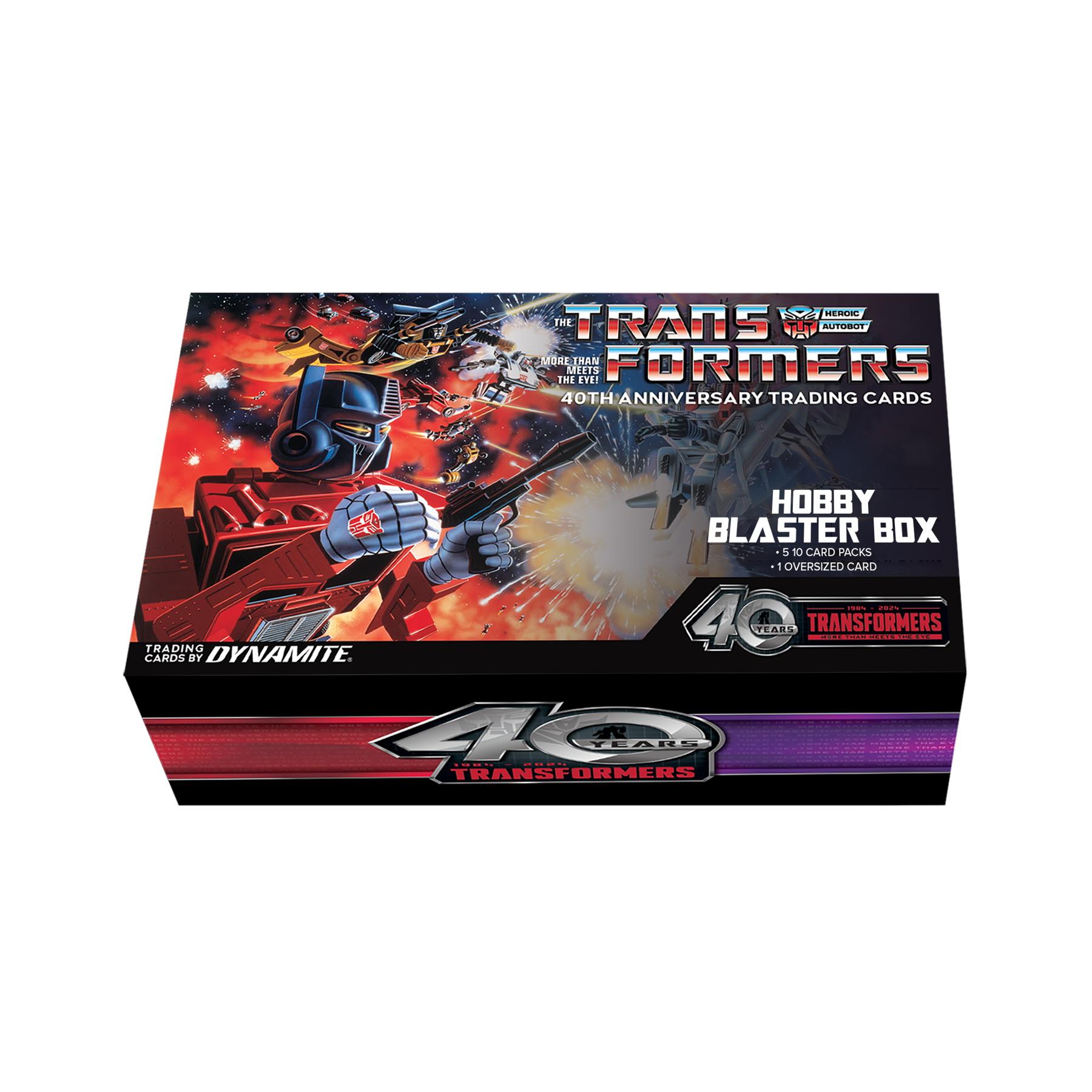 Transformers 40th Anniversary Trading Cards 5-Pack Blaster Box ...