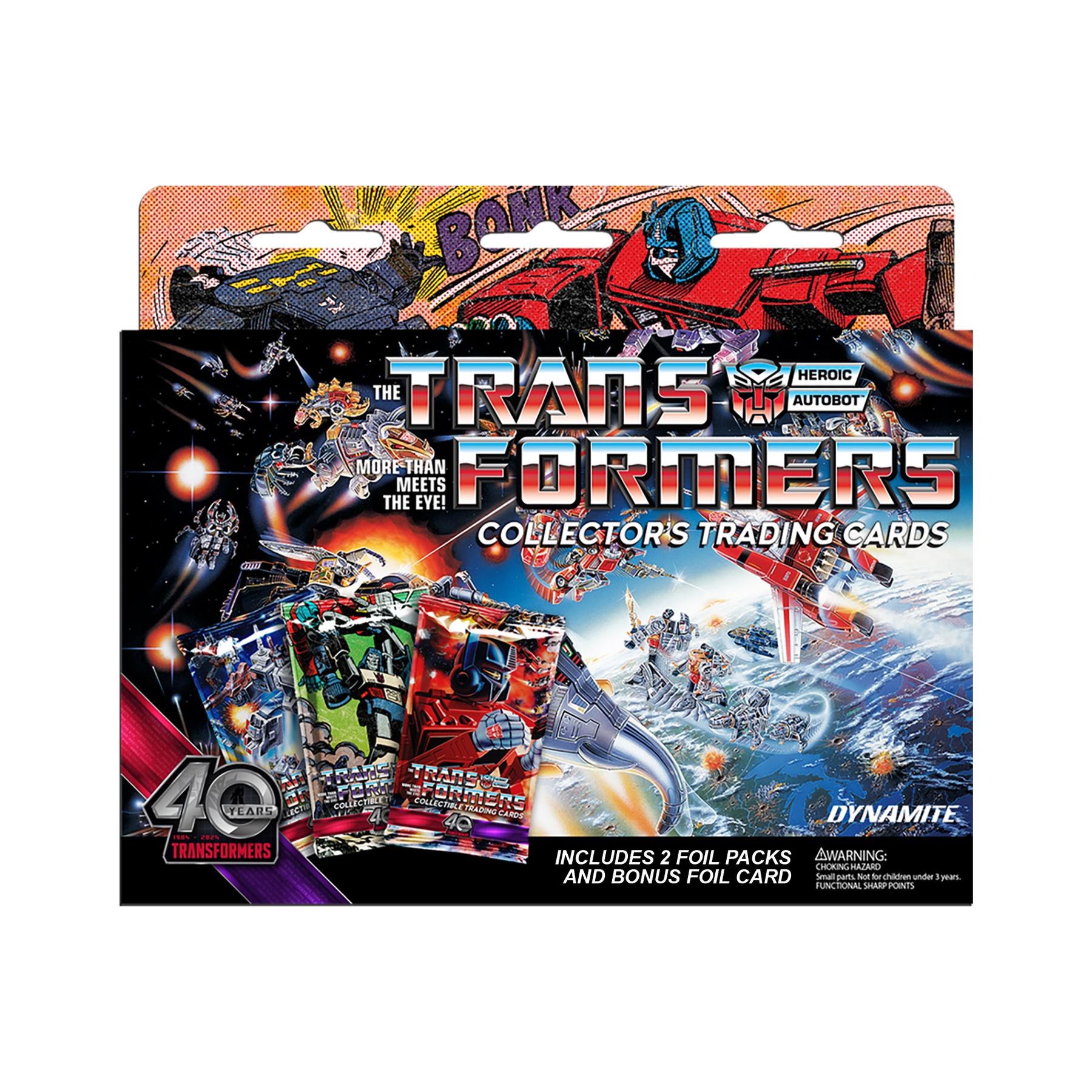 Transformers 40th Anniversary Trading Cards Hanger 12-Box Case ...