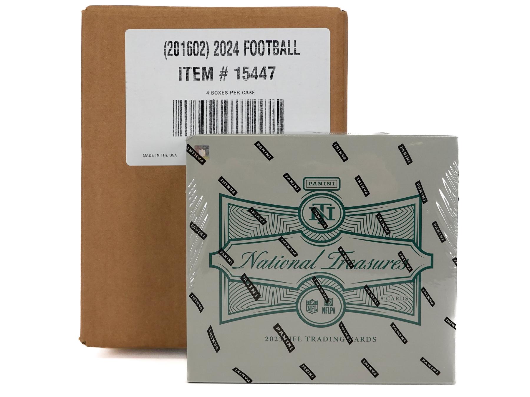 2023 Panini National Treasures Football Hobby 4-Box Case