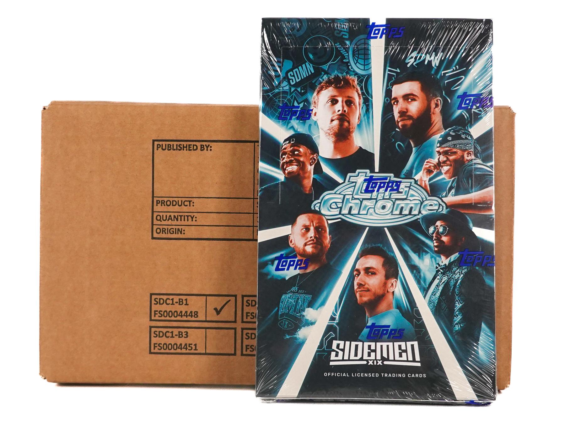 2024 Topps x Sidemen Chrome Soccer Hobby 12-Box Case | DA Card World