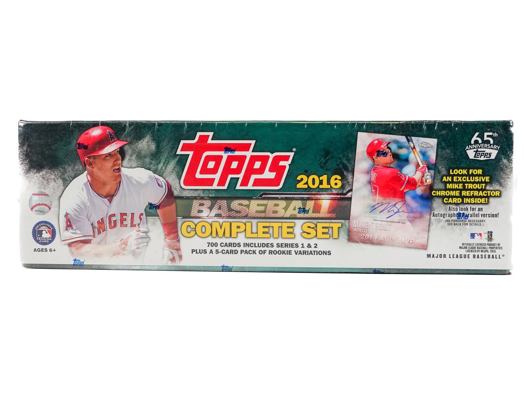 2016 Topps Factory Set Baseball (Box) (Trout Refractor) | DA Card 