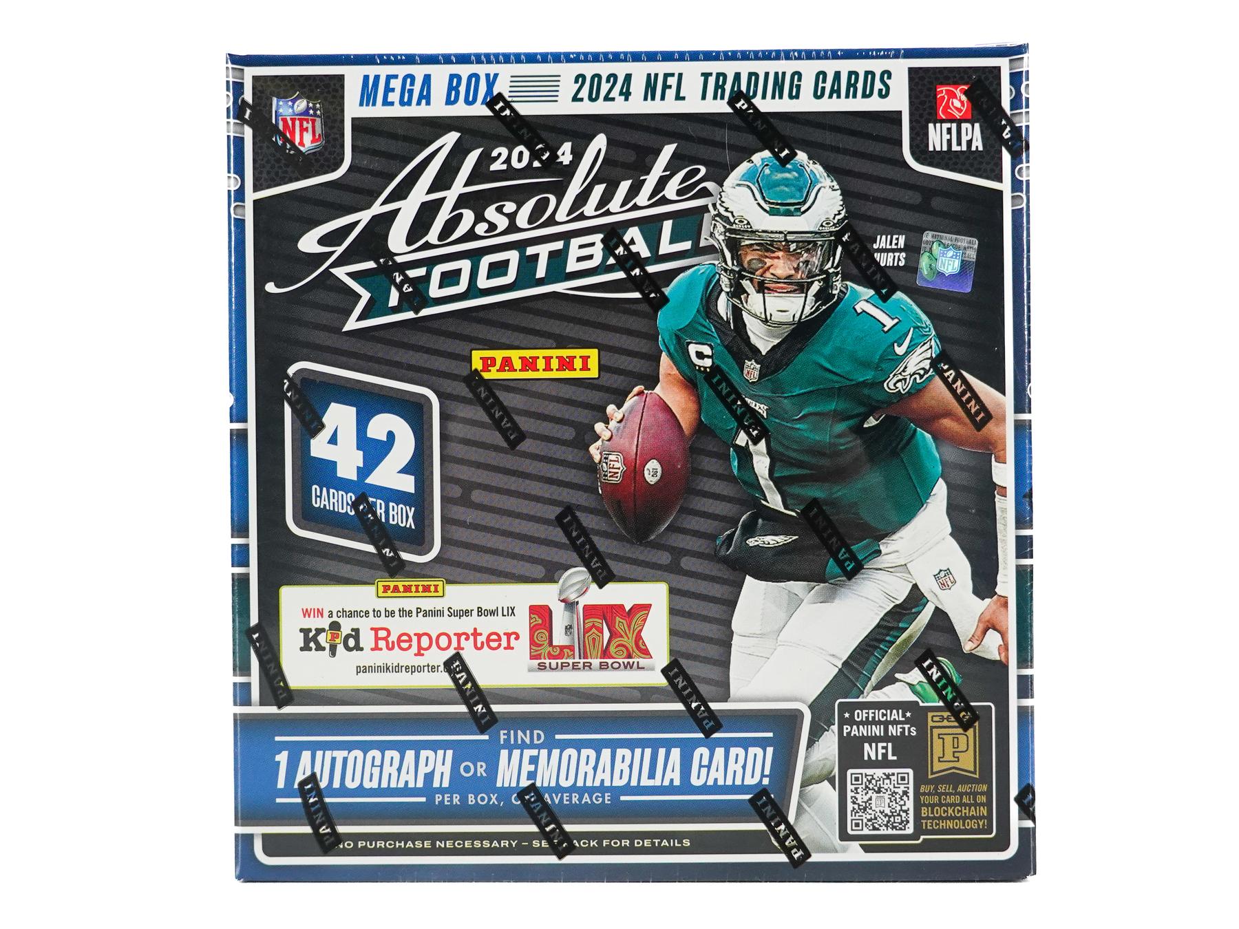 2024 Panini Absolute Football Mega Box (Black Parallels) | DA Card
