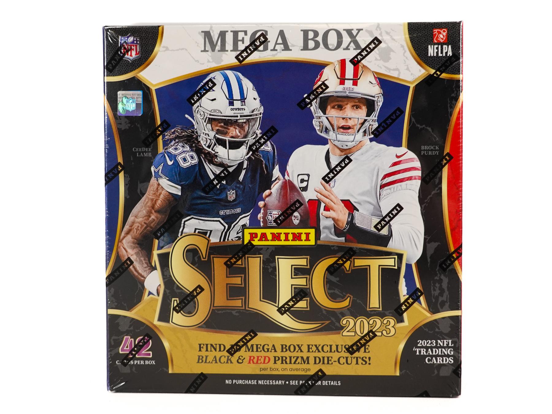 2023 Panini Select Football Mega Box (Black & Red Prizms!) | DA