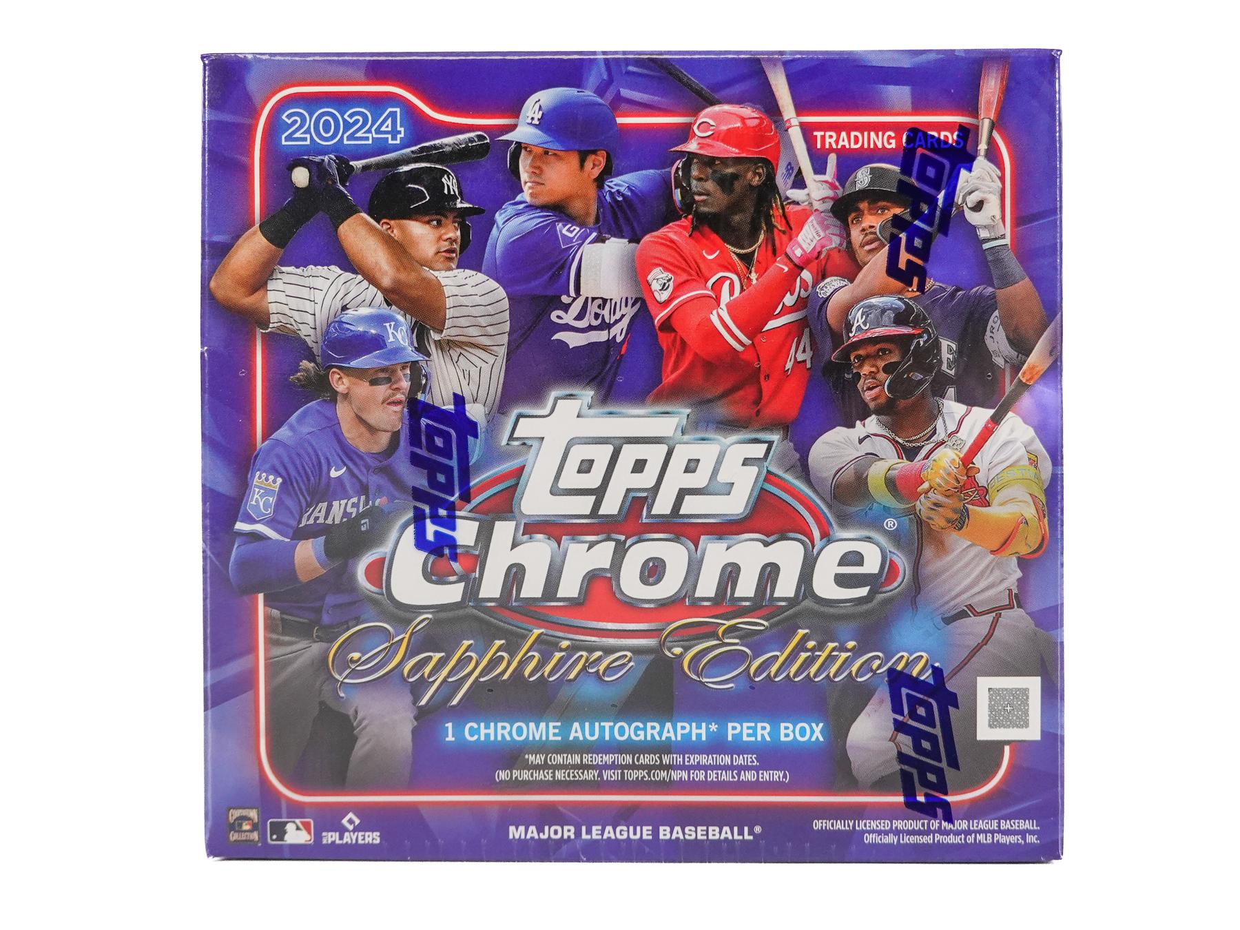 2024 TOPPS CHROME SAPPHIRE EDITION BASEBALL BOX eBay