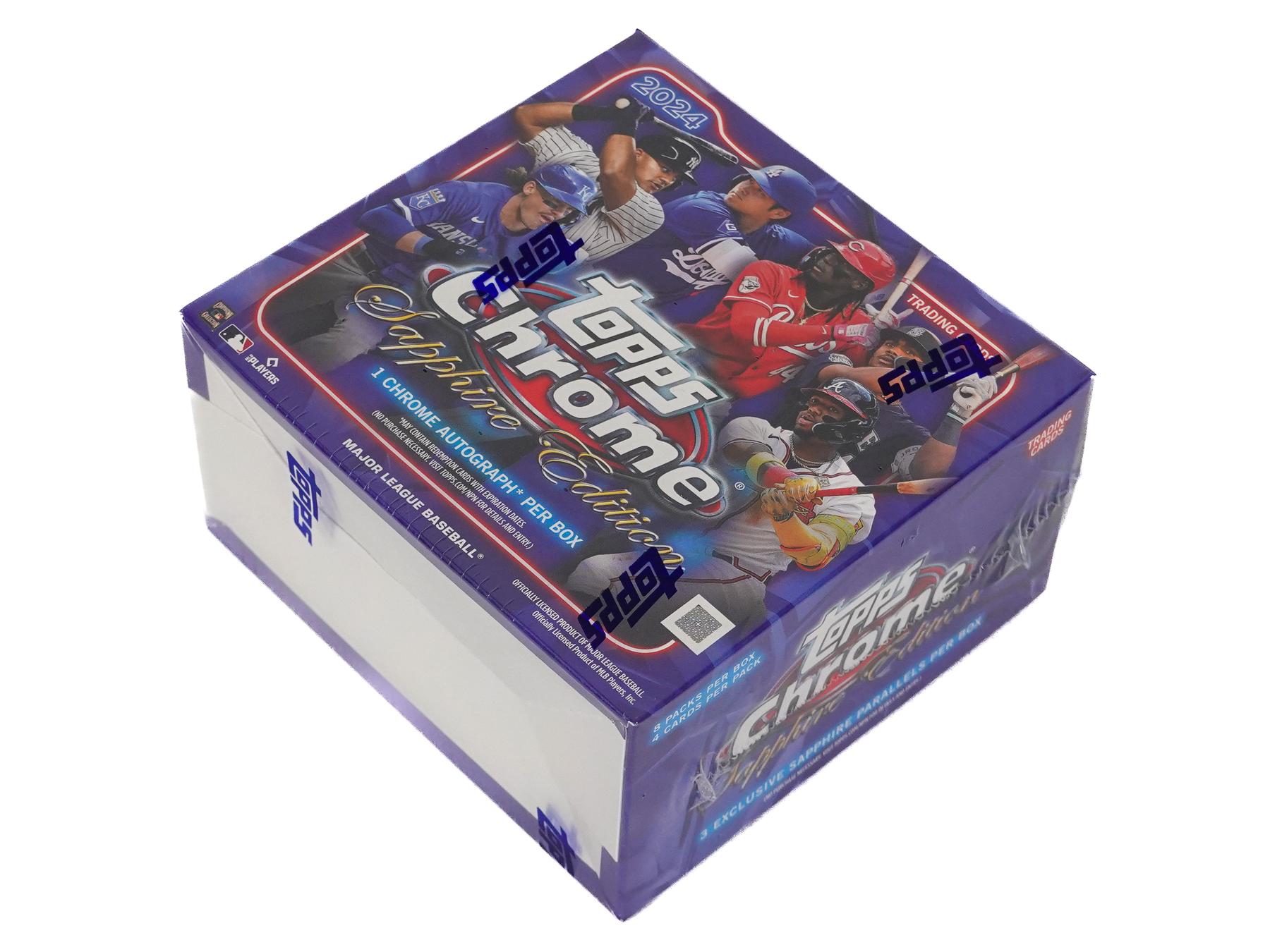 2024 TOPPS CHROME SAPPHIRE EDITION BASEBALL BOX eBay