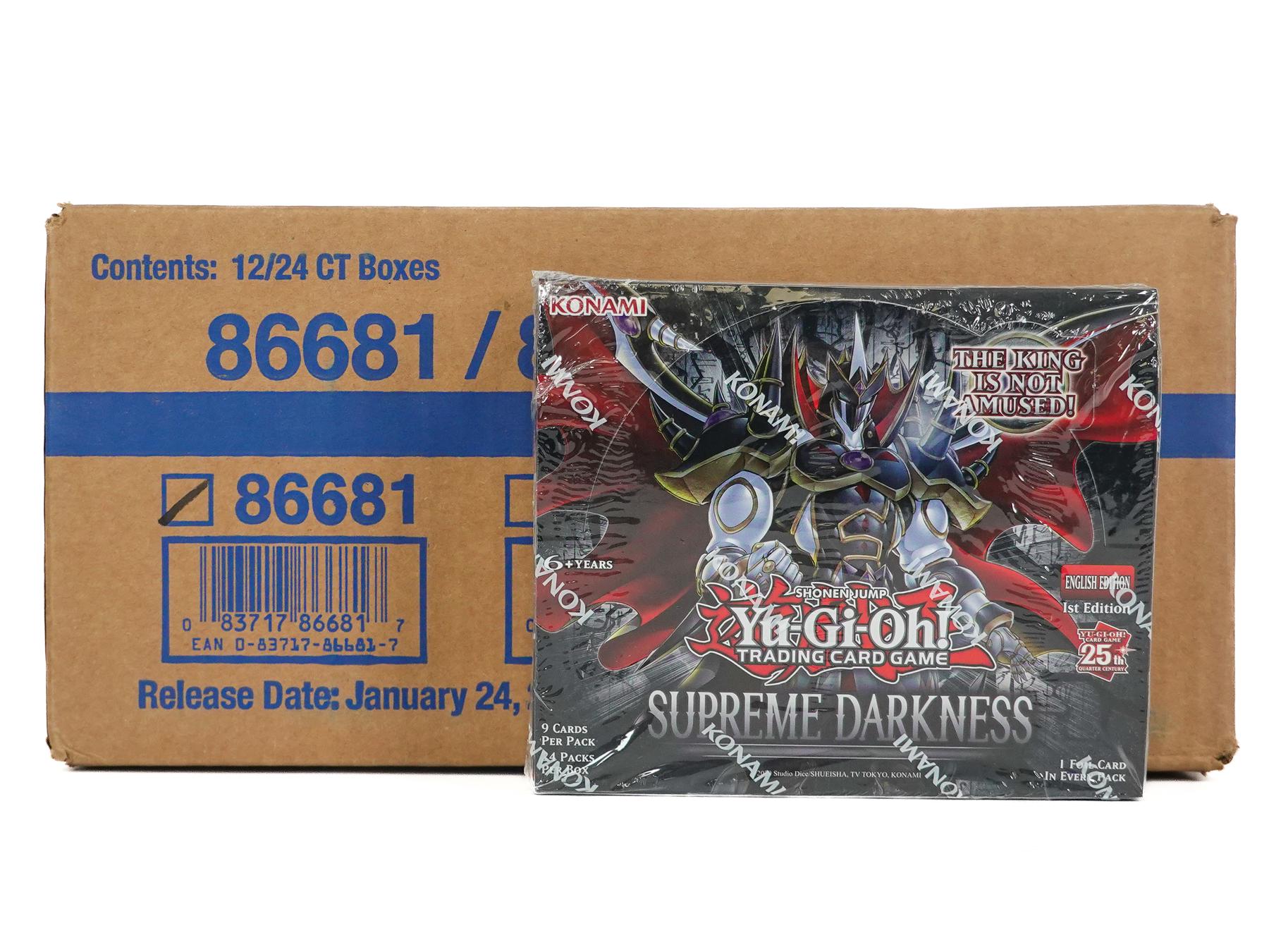 Yu-Gi-Oh Supreme Darkness Booster 12-Box Case | DA Card World