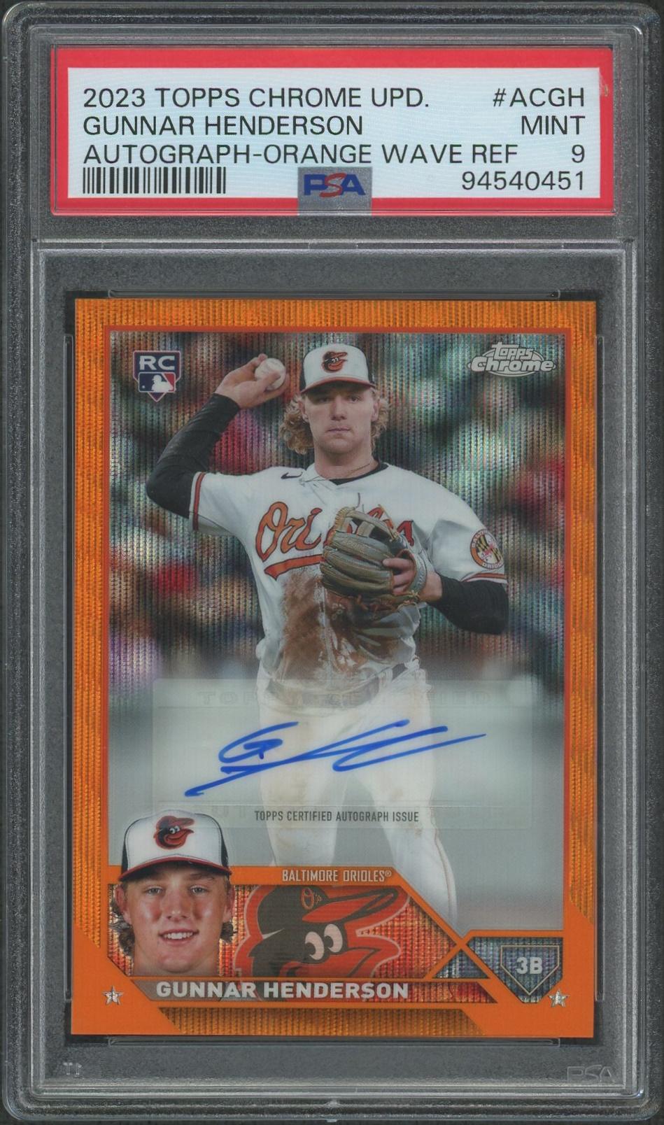 2023 Topps Chrome Update Baseball #ACGH Gunnar Henderson