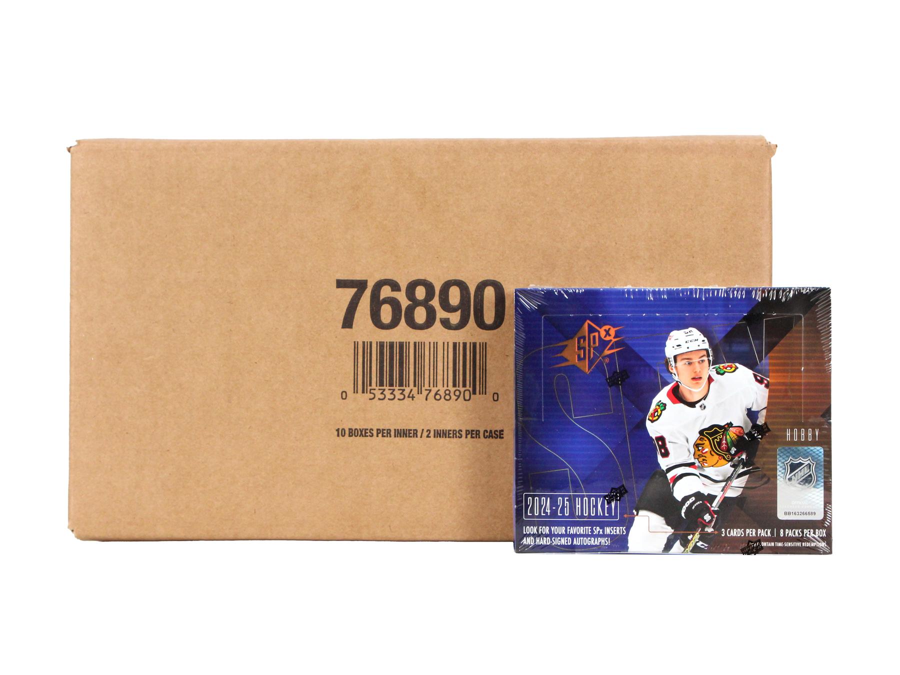 2024/25 Upper Deck SPx Hockey Hobby 20-Box Case | DA Card World