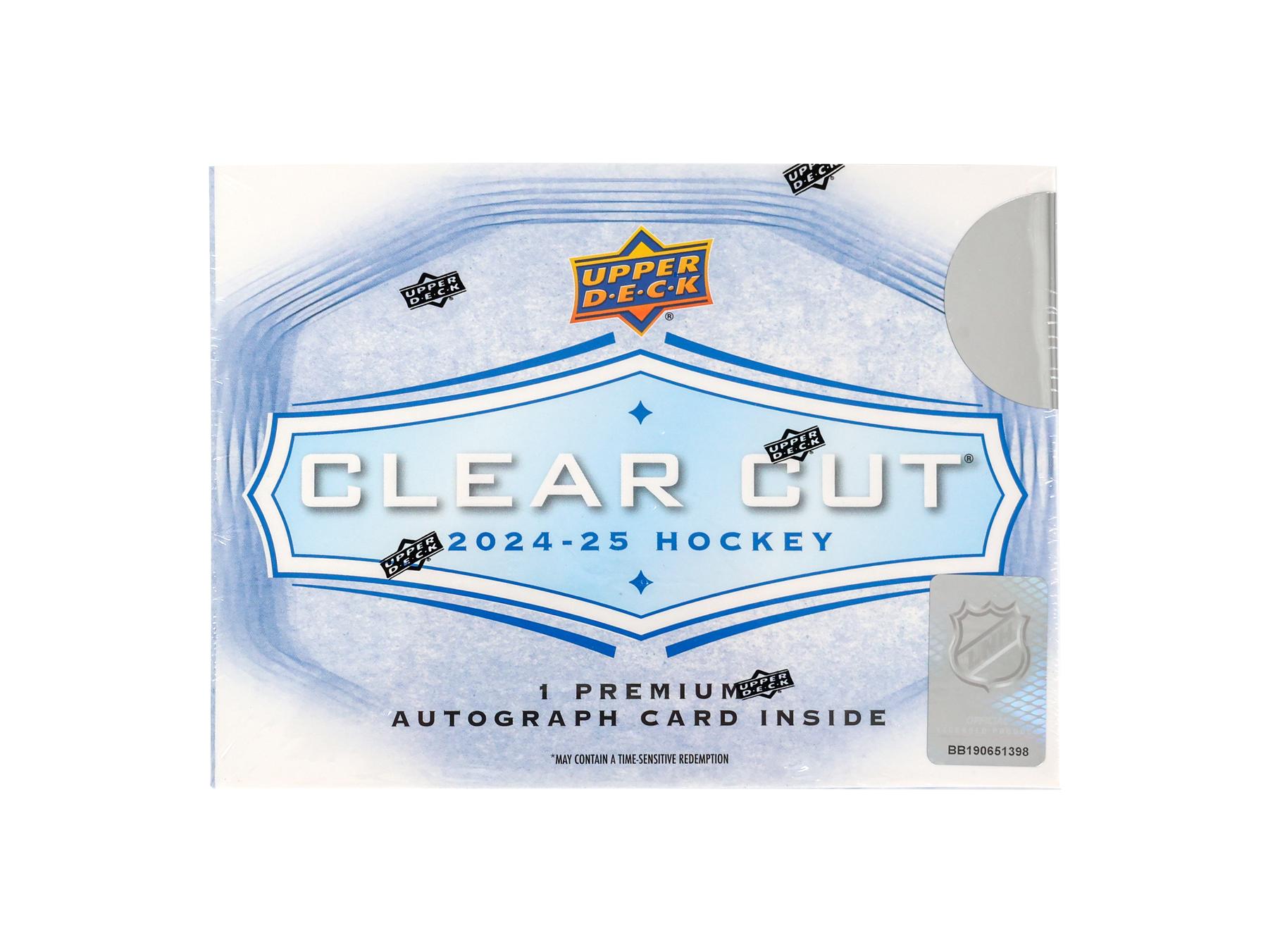 2024/25 Upper Deck Clear Cut Hockey Hobby Box | DA Card World