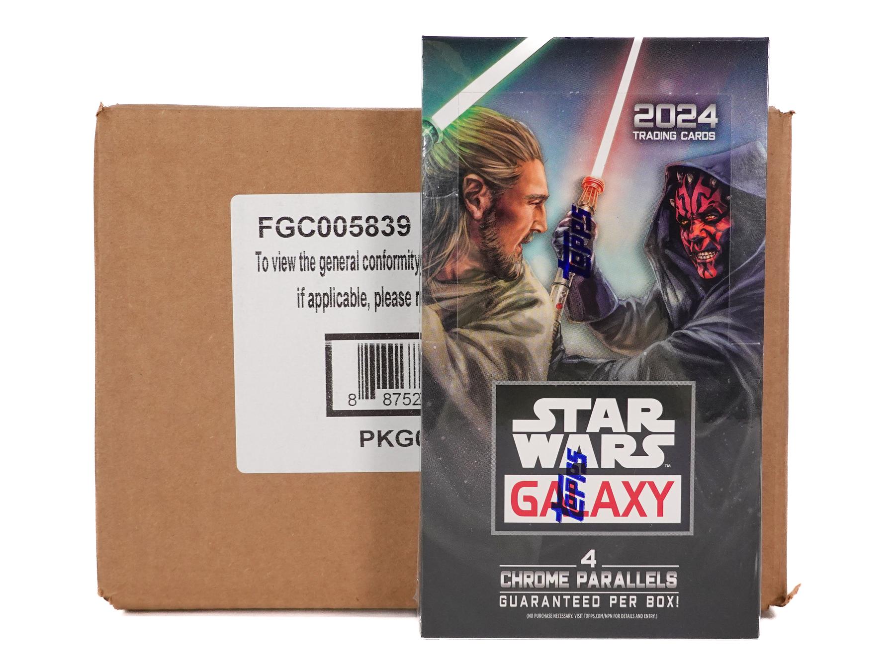 2024 Topps Star Wars Chrome Galaxy Hobby 12-Box Case | DA Card World