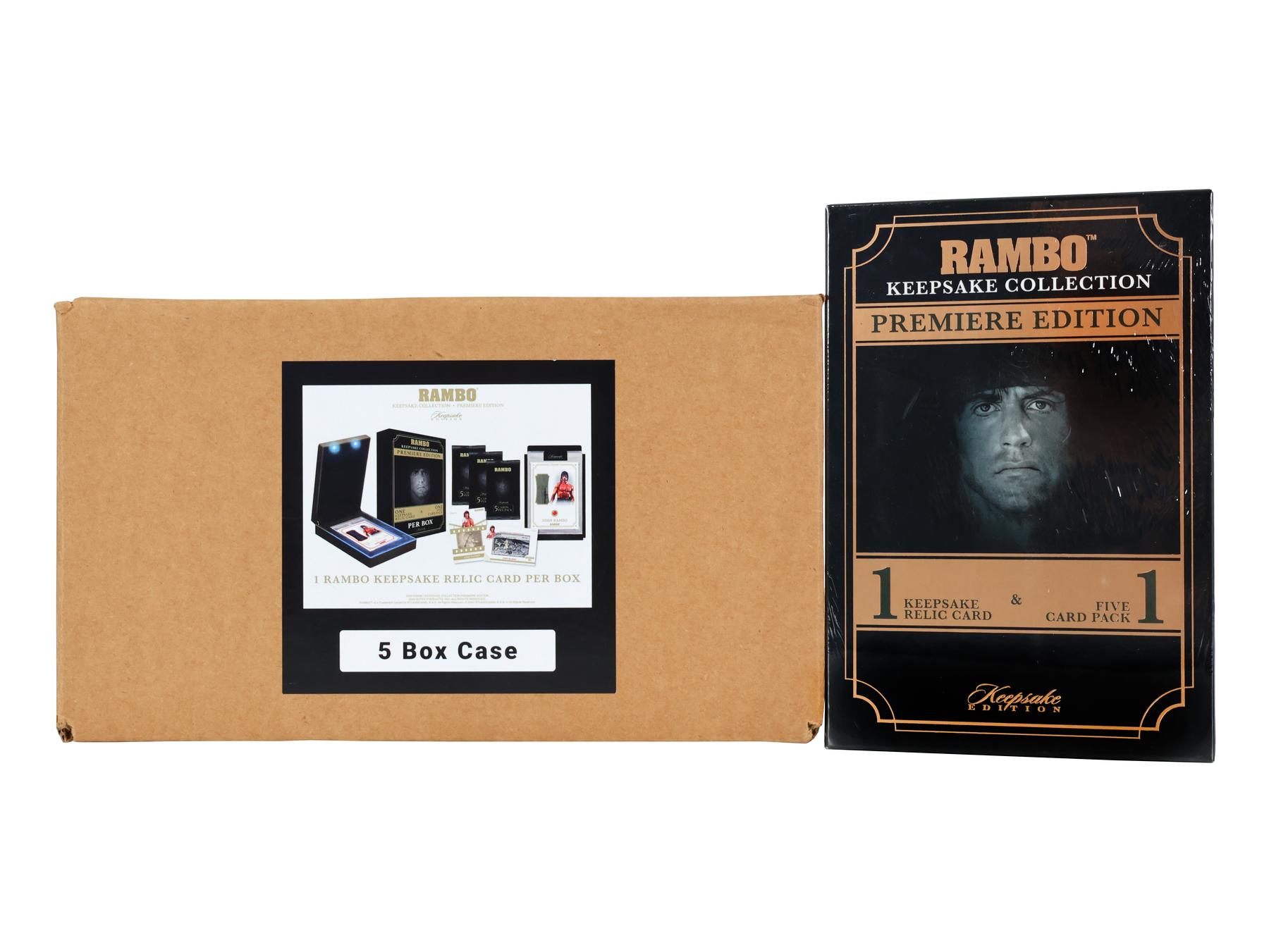 2024 Keepsake Rambo Collection Premiere Edition Hobby 5-Box Case | DA ...