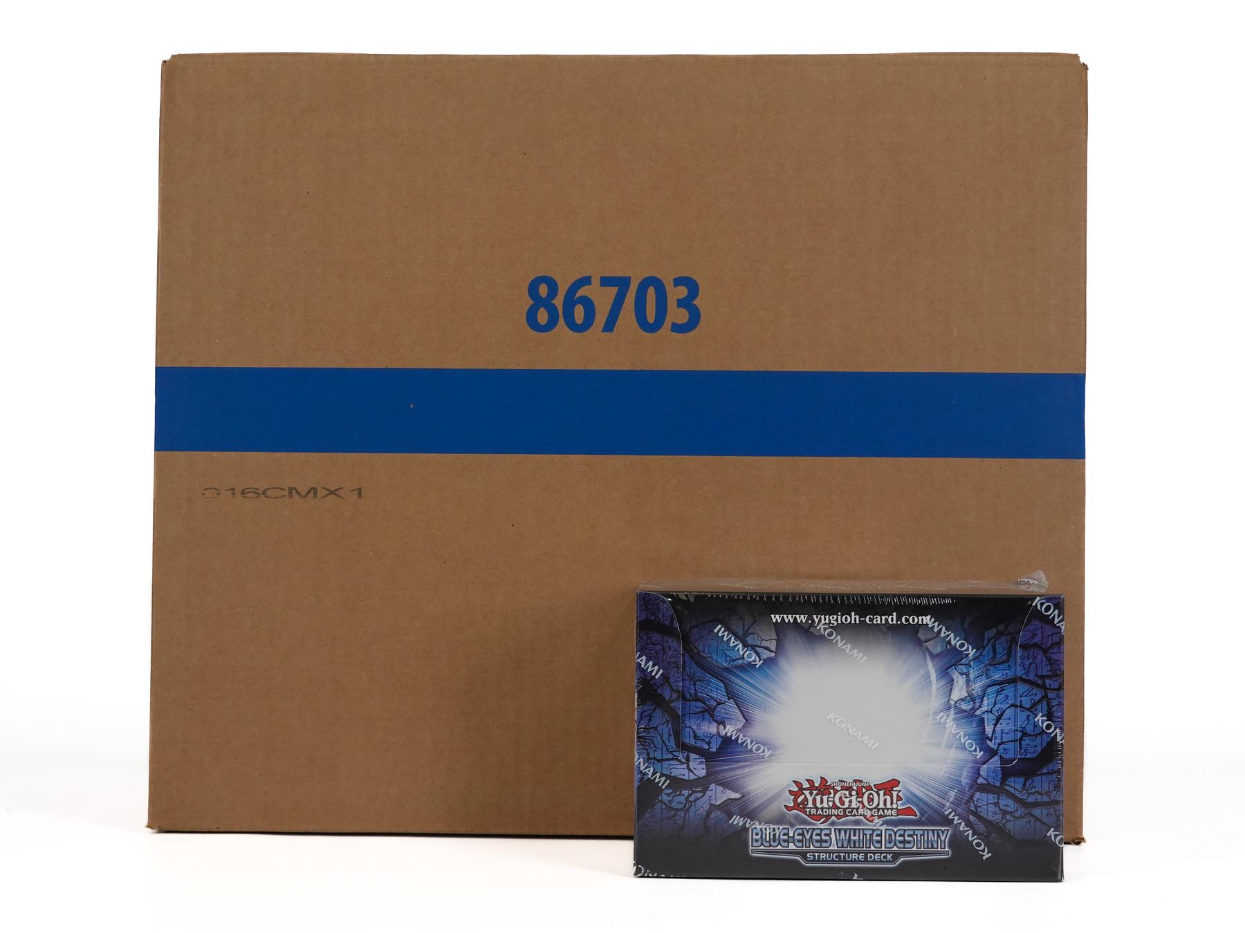 Yu-Gi-Oh Blue-Eyes White Destiny Structure Deck 12-Box Case | DA Card World