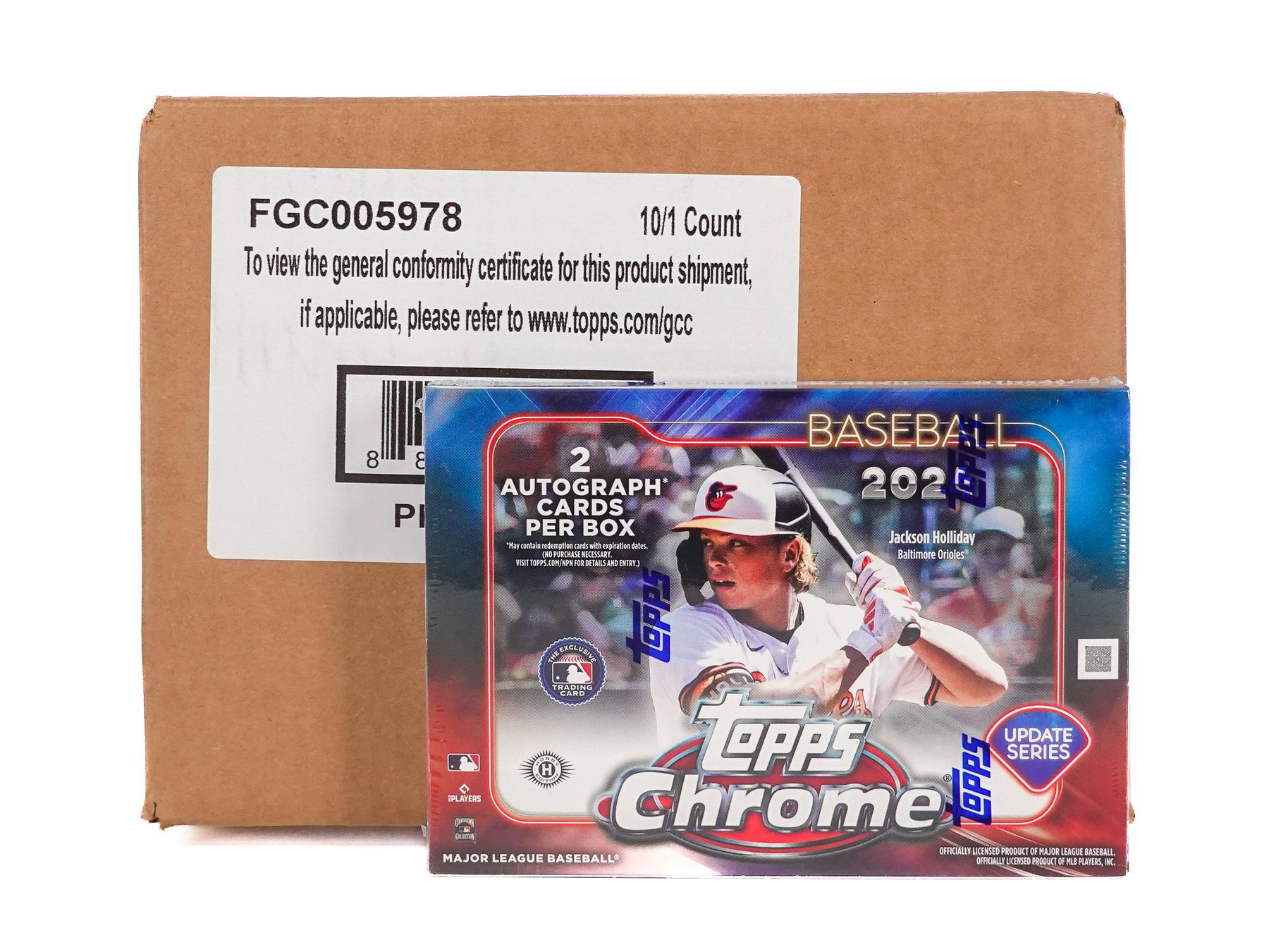 0 Topps Baseball Chrome Box Hobby Sealed Factory Update Series