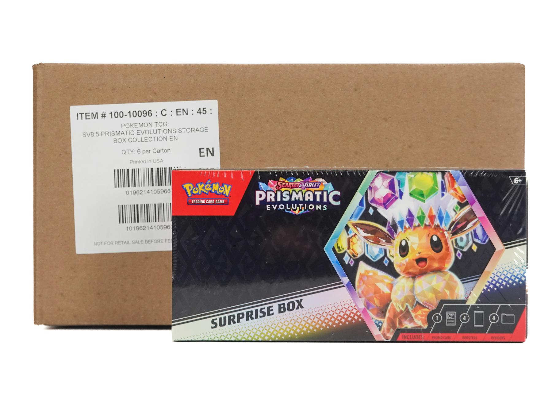 pokemon prismatic evolution booster box case Pokemon Prismatic Evolutions Booster Bundle Case (25 Bundles per Case) main image 0
