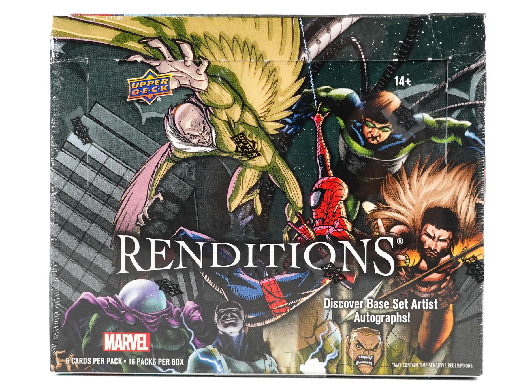 2024 Upper Deck Marvel Renditions Spider-Man Hobby Box | DA Card World