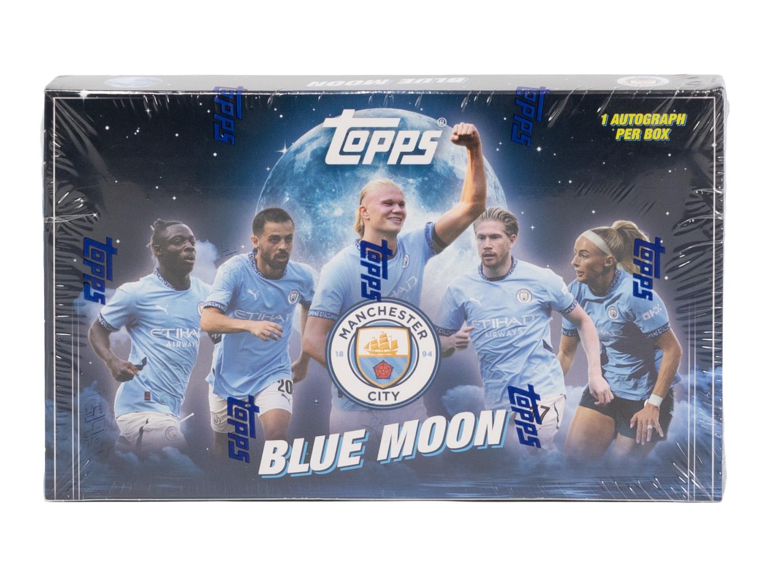 2024/25 Topps Manchester City Blue Moon Soccer Hobby Box | DA Card