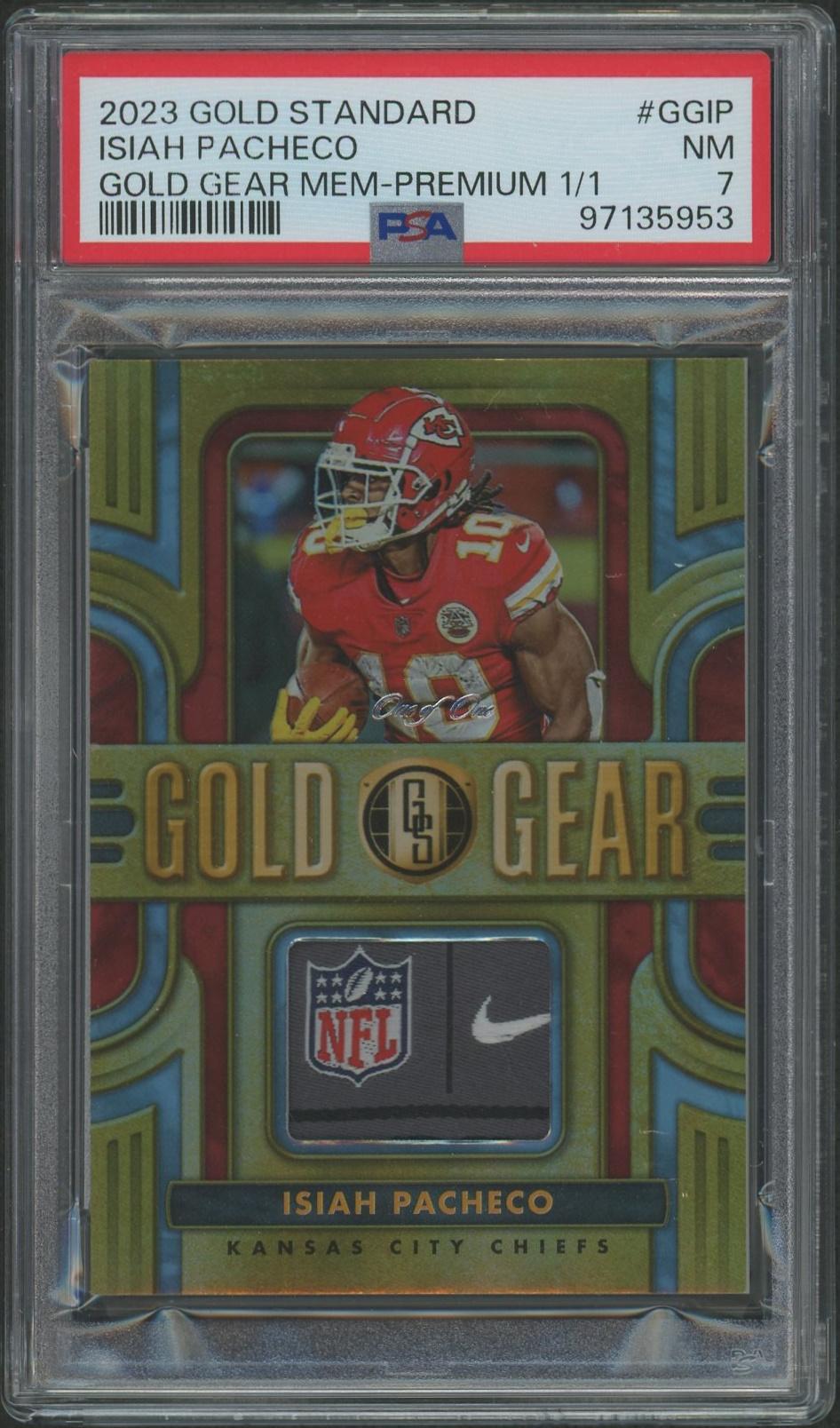 PANINI GOLD STANDARD ピルロ 2023 Panini Gold Standard Football #GGIP Isiah Pacheco Gold