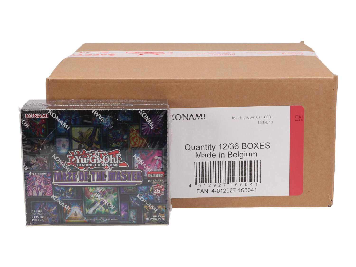 Yu-Gi-Oh Maze of the Master Booster 12-Box Case | DA Card World
