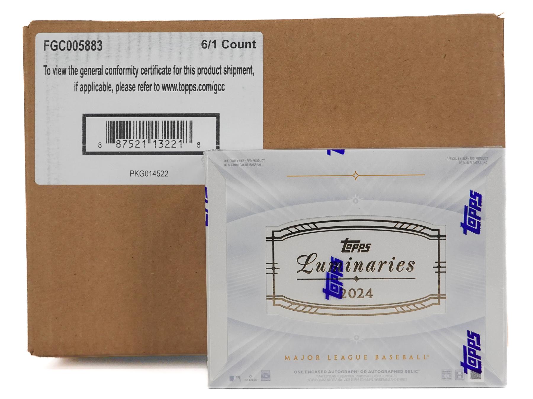 2024 Topps Luminaries Baseball Hobby 6-Box Case | DA Card World