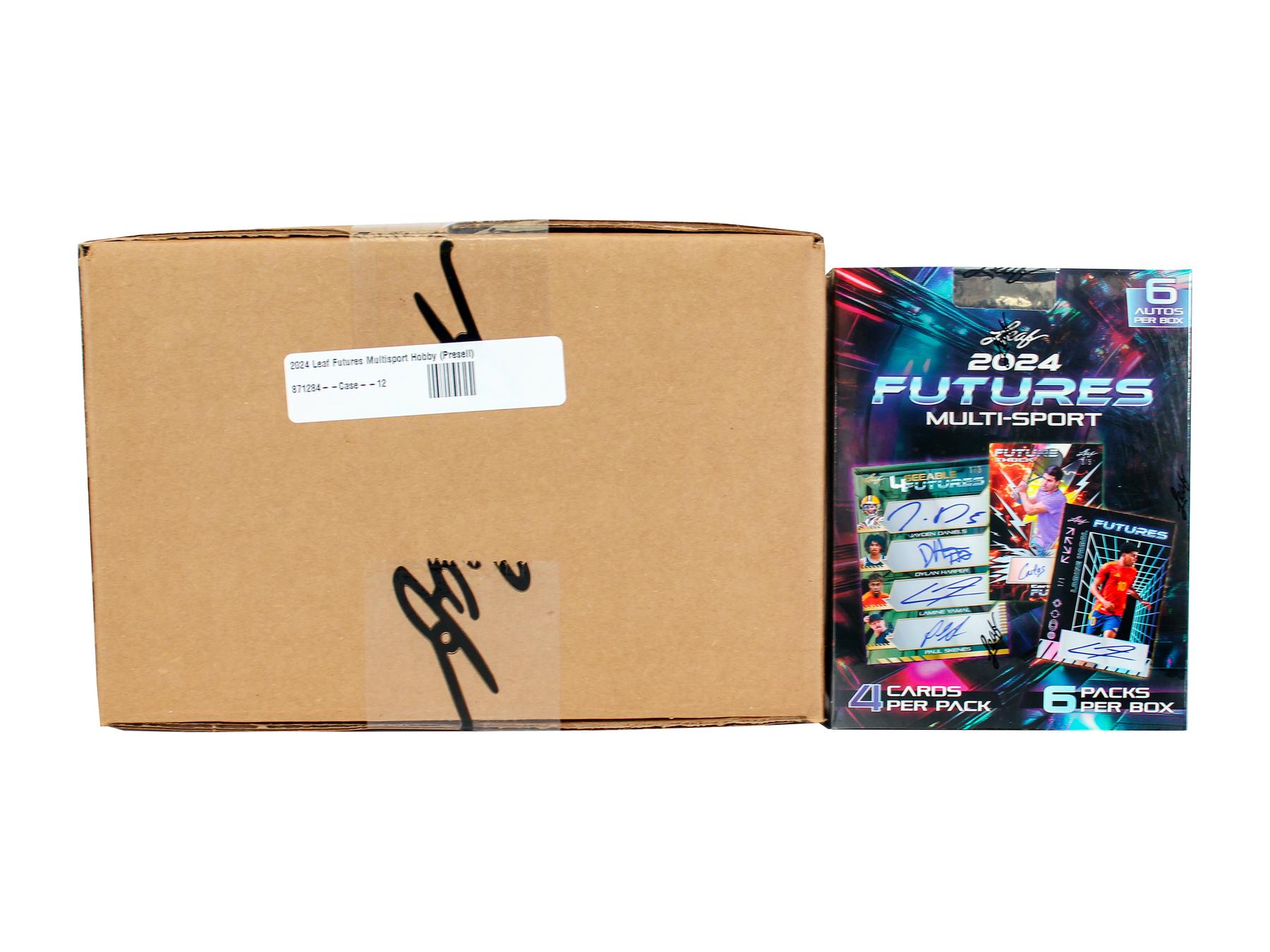 2024 Leaf Futures Multisport Hobby 12-Box Case | DA Card World