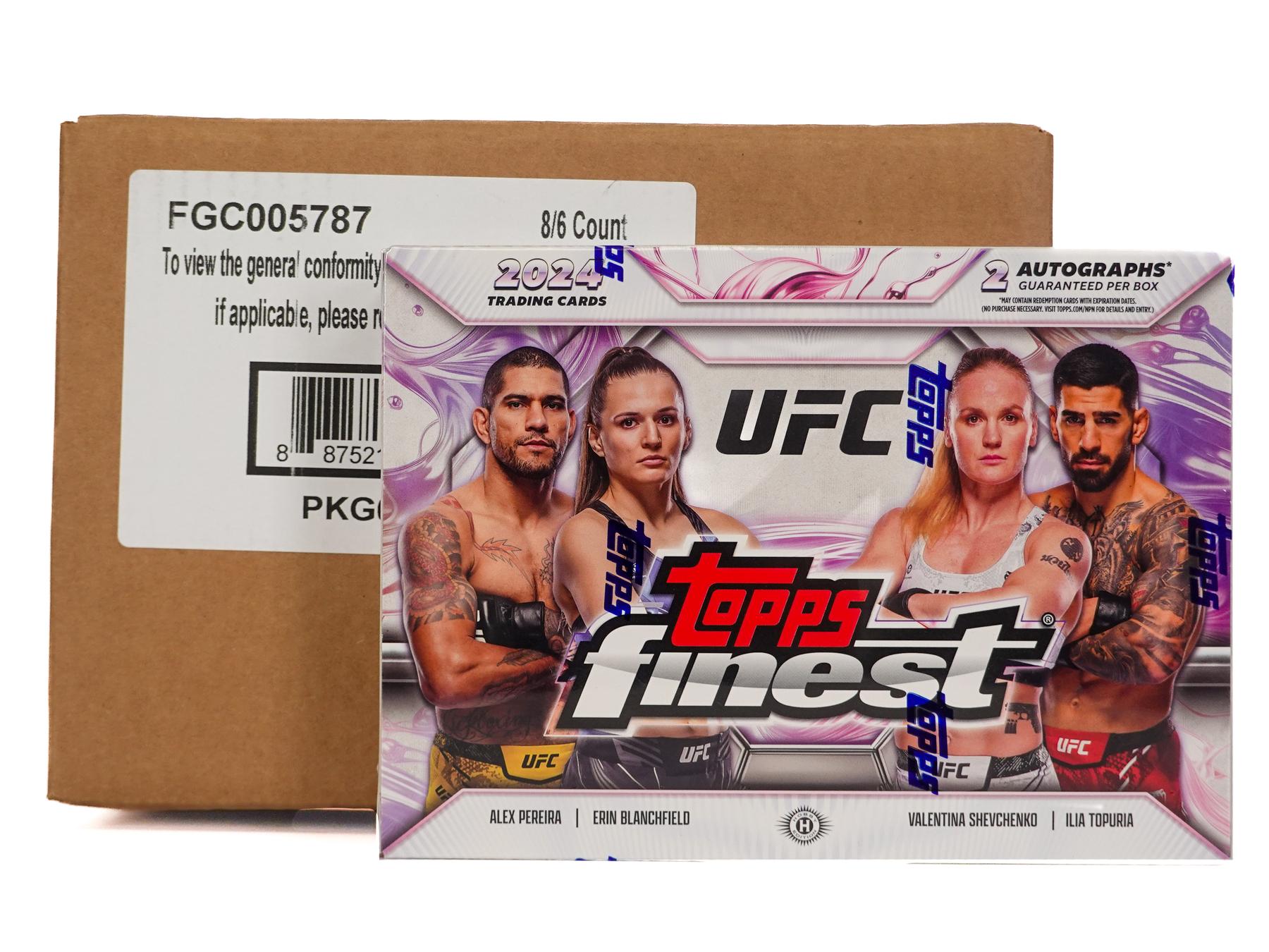 2024 Topps Finest UFC Paddy Pimblett #8 Checkerboard Refractor