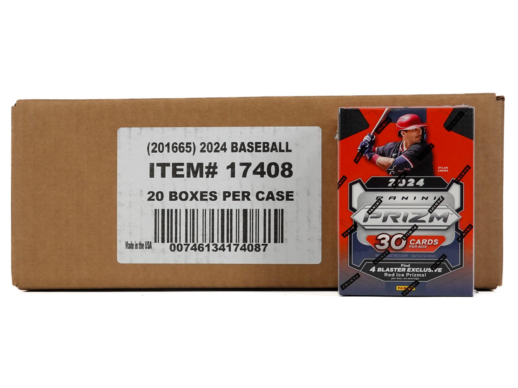 2024 Panini Prizm Baseball 6-Pack Hobby Blaster 20-Box Case | DA