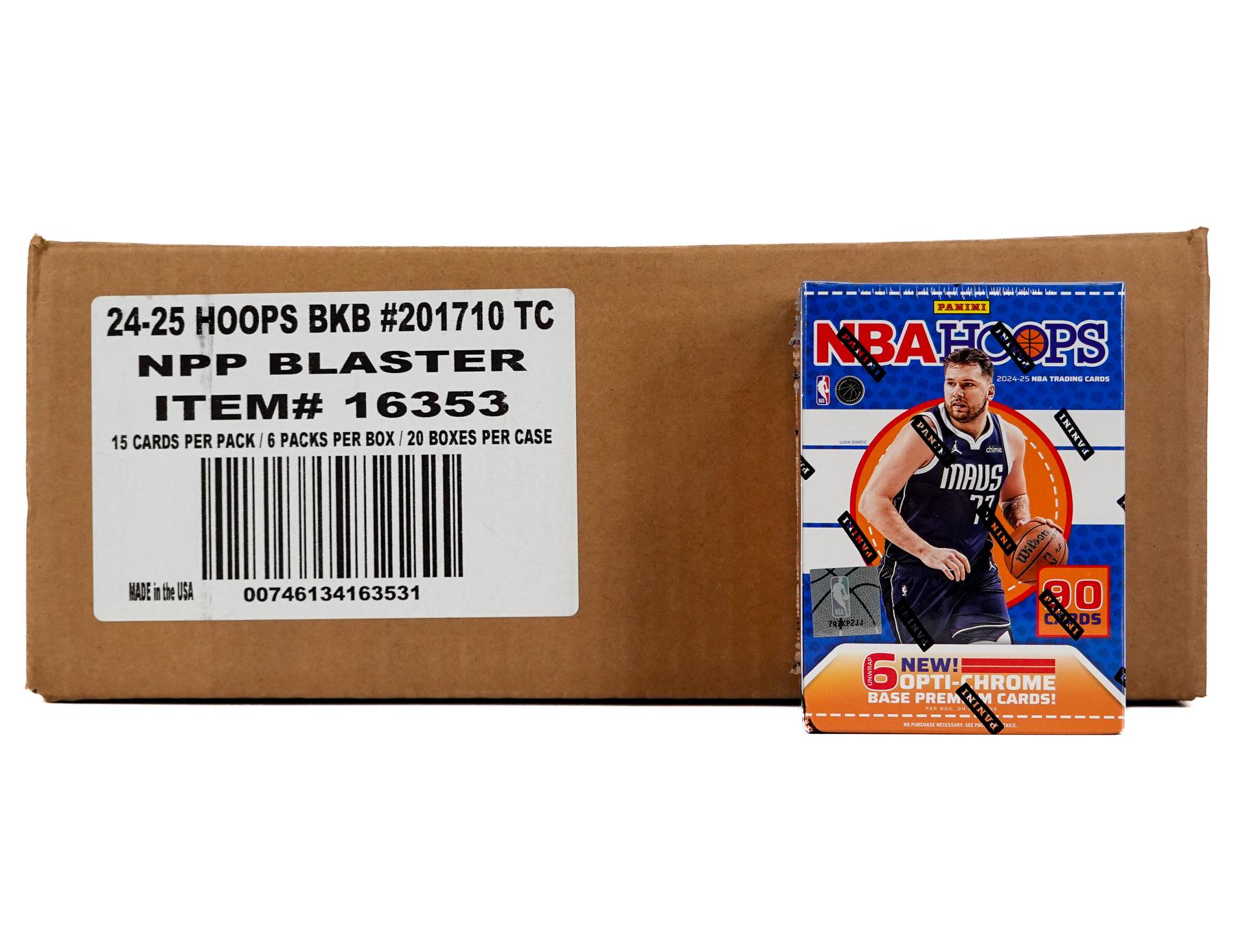 2024-25 Panini Hoops Basketball Blaster 20-Box Case