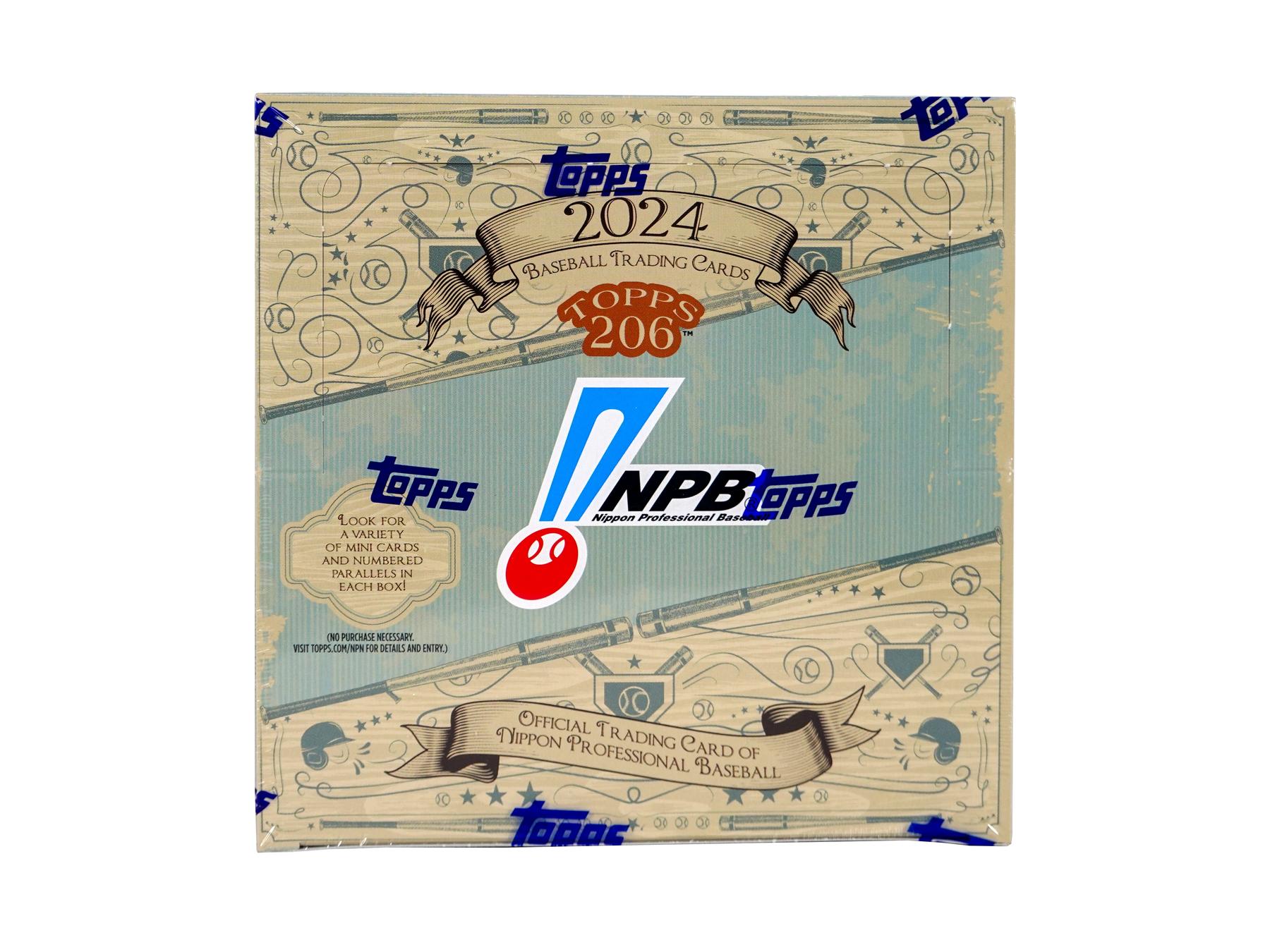 2024 Topps NPB ベースボールカード 1ボックス(24パック入り
