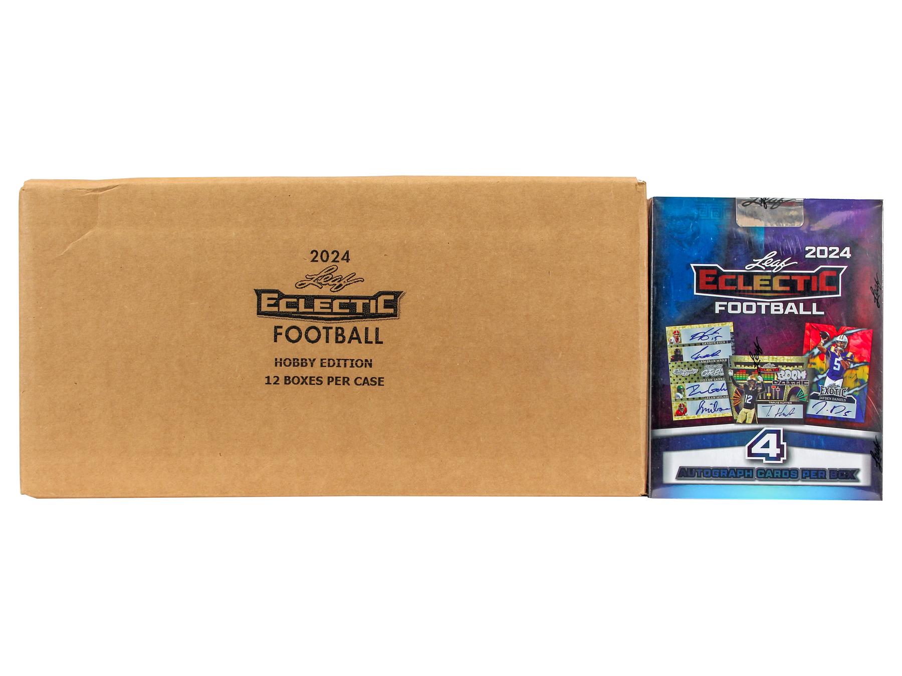 2024 Leaf Eclectic Football Hobby 12-Box Case | DA Card World