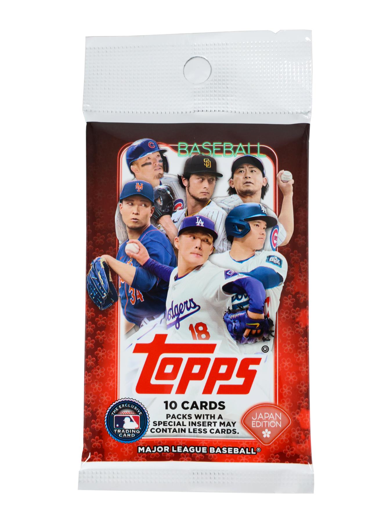 Topps - 【【完売品】topps japan edition 2024 10パック 2024 Topps Baseball Japan Edition Hobby Pack | DA Card World