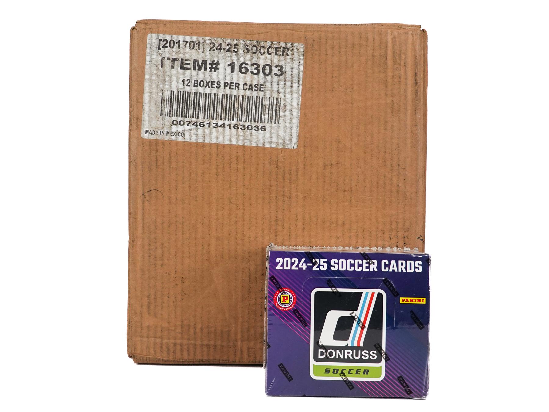 2024/25 Panini Donruss Soccer International Hobby 12-Box Case | DA