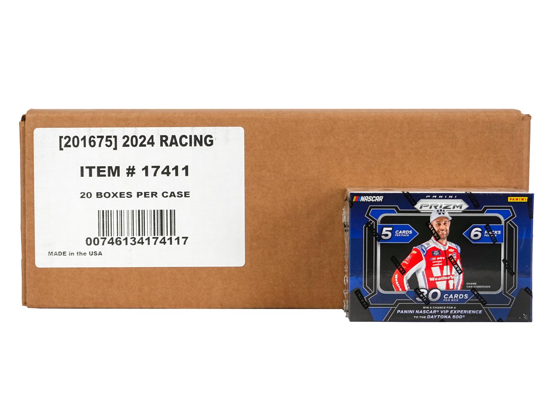 ボジョレー2024 10本セット 2024 Panini Prizm NASCAR Racing Blaster Hobby 20-Box Case | DA