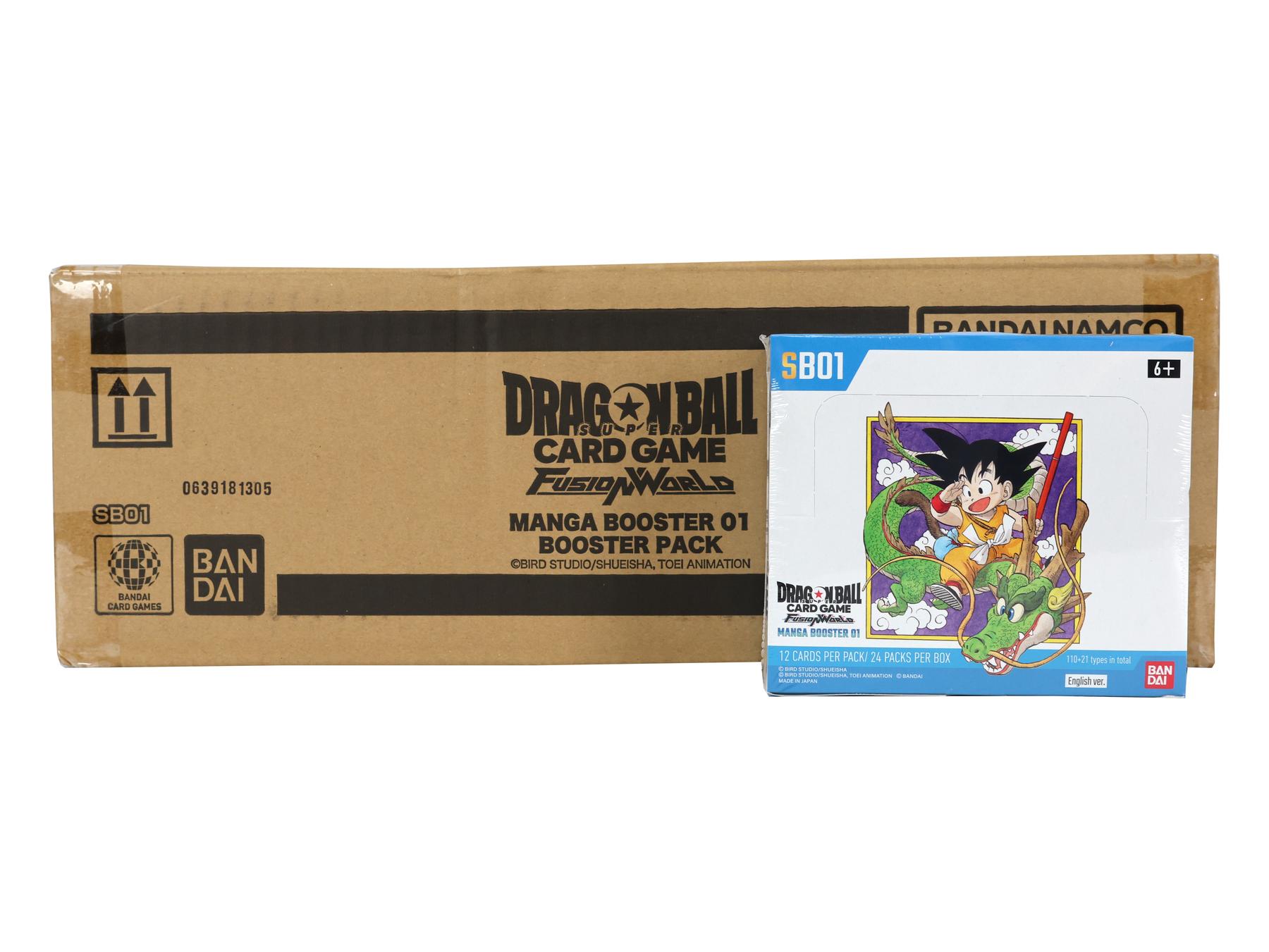 MANGA BOOSTER 01 マンガブースター　テープ付き　12BOX Dragon Ball Super Card Game Fusion World Official - Manga