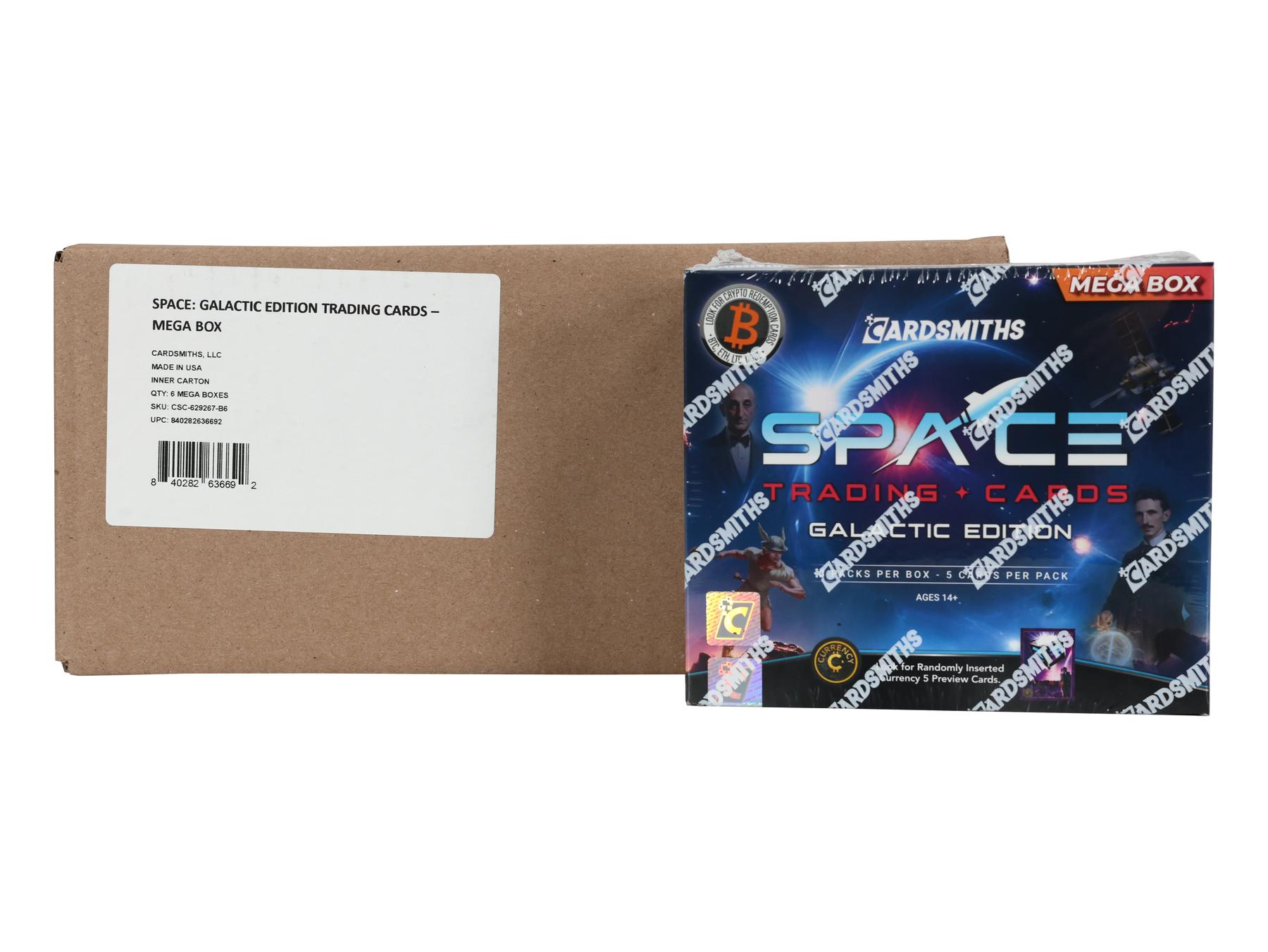 Currency Space Trading Cards Mega 6-Box Case (Cardsmiths