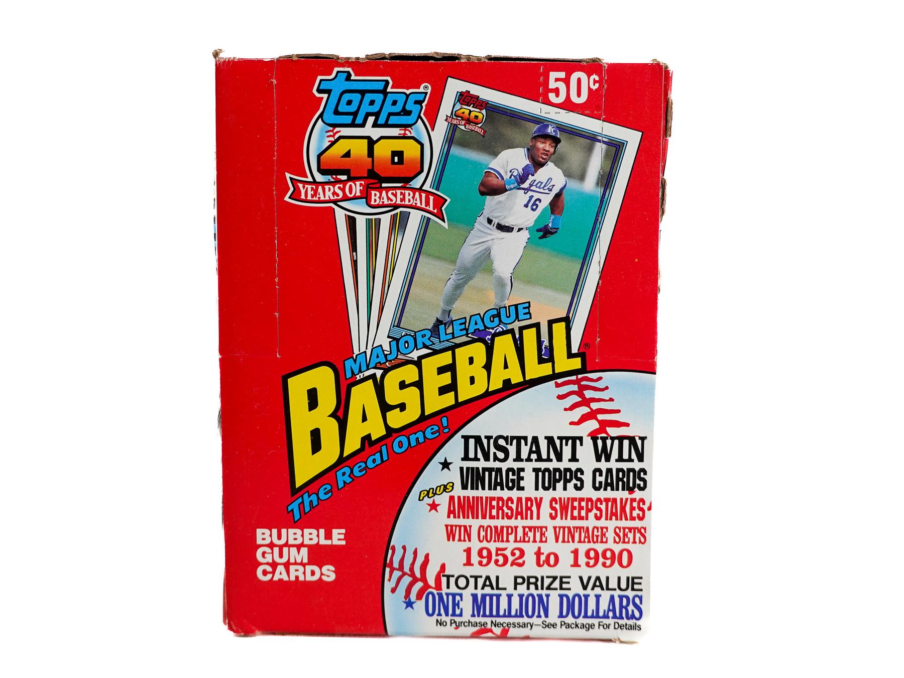 1991 Topps Baseball Wax Box | DA Card World