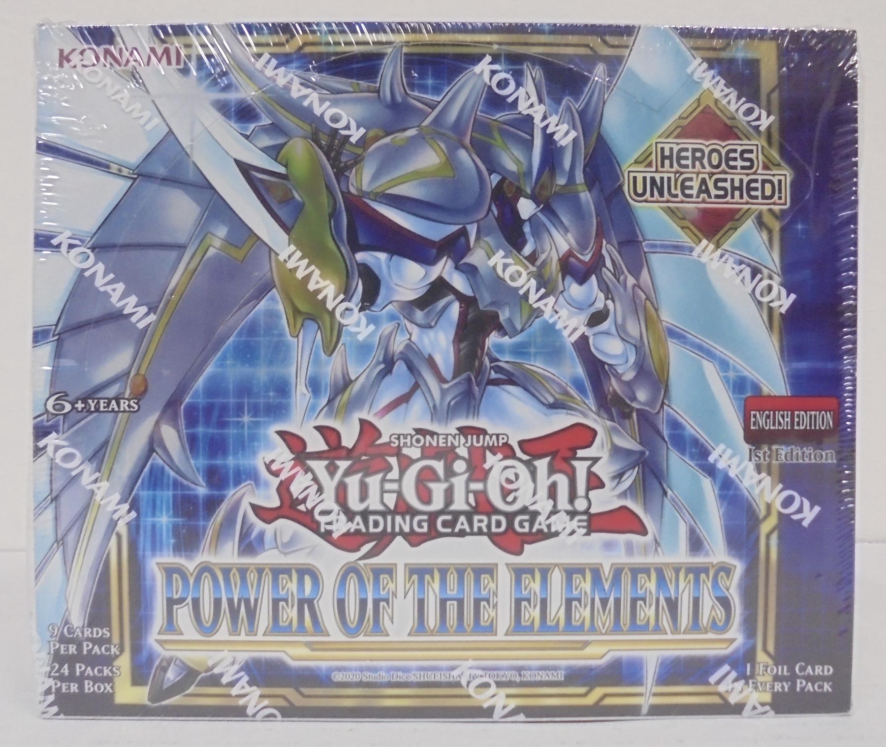 基本パック 「 POWER OF THE ELEMENTS」1BOX Amazon.com: Yu-Gi-Oh! TCG: Power of The Elements Booster Box
