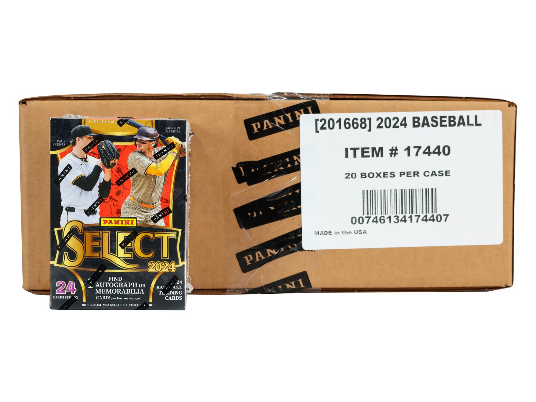 ボジョレー2024 10本セット 2024 Panini Select Baseball Blaster Hobby 20-Box Case | DA Card World