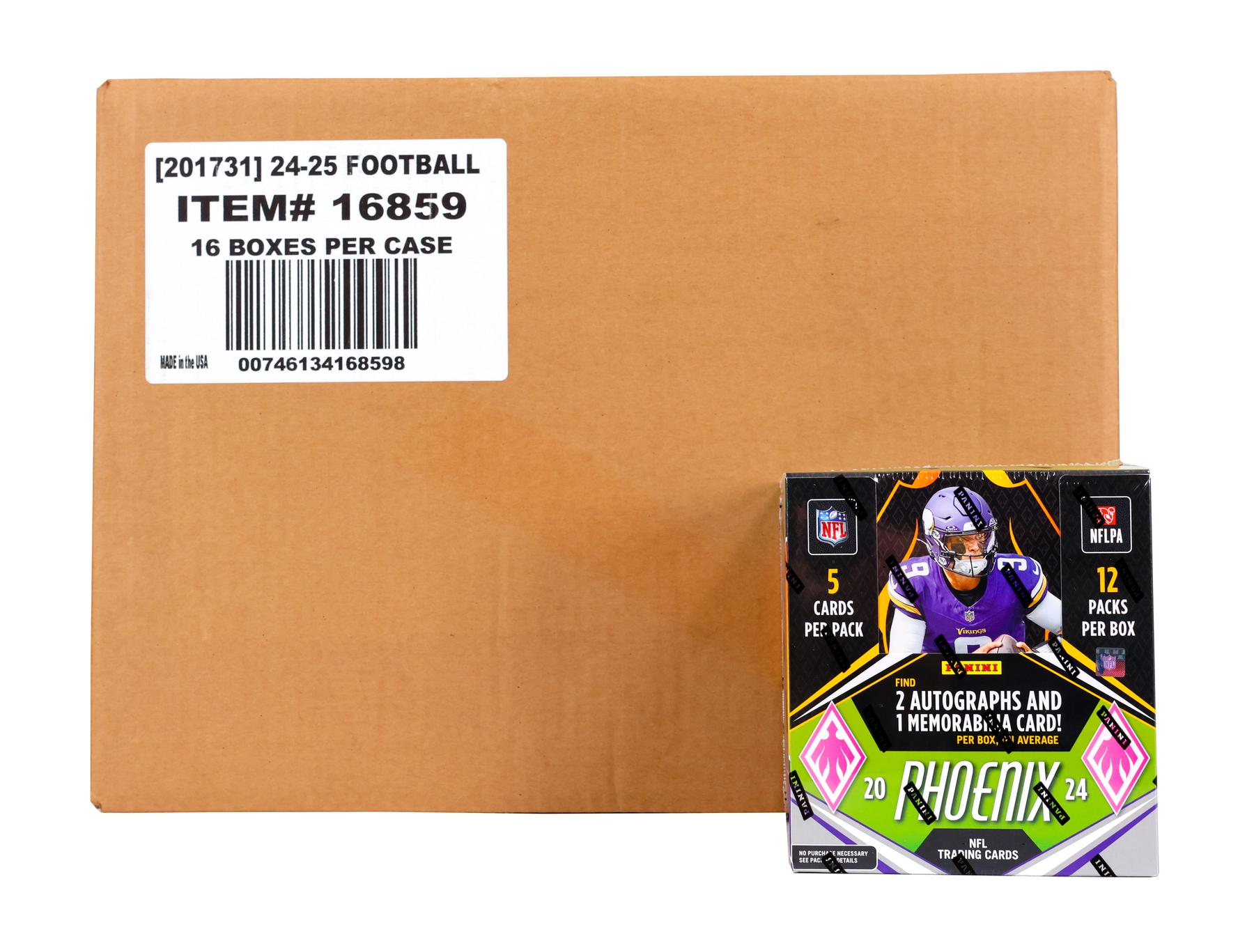 2024 Panini Phoenix Football Hobby 16-Box Case | DA Card World