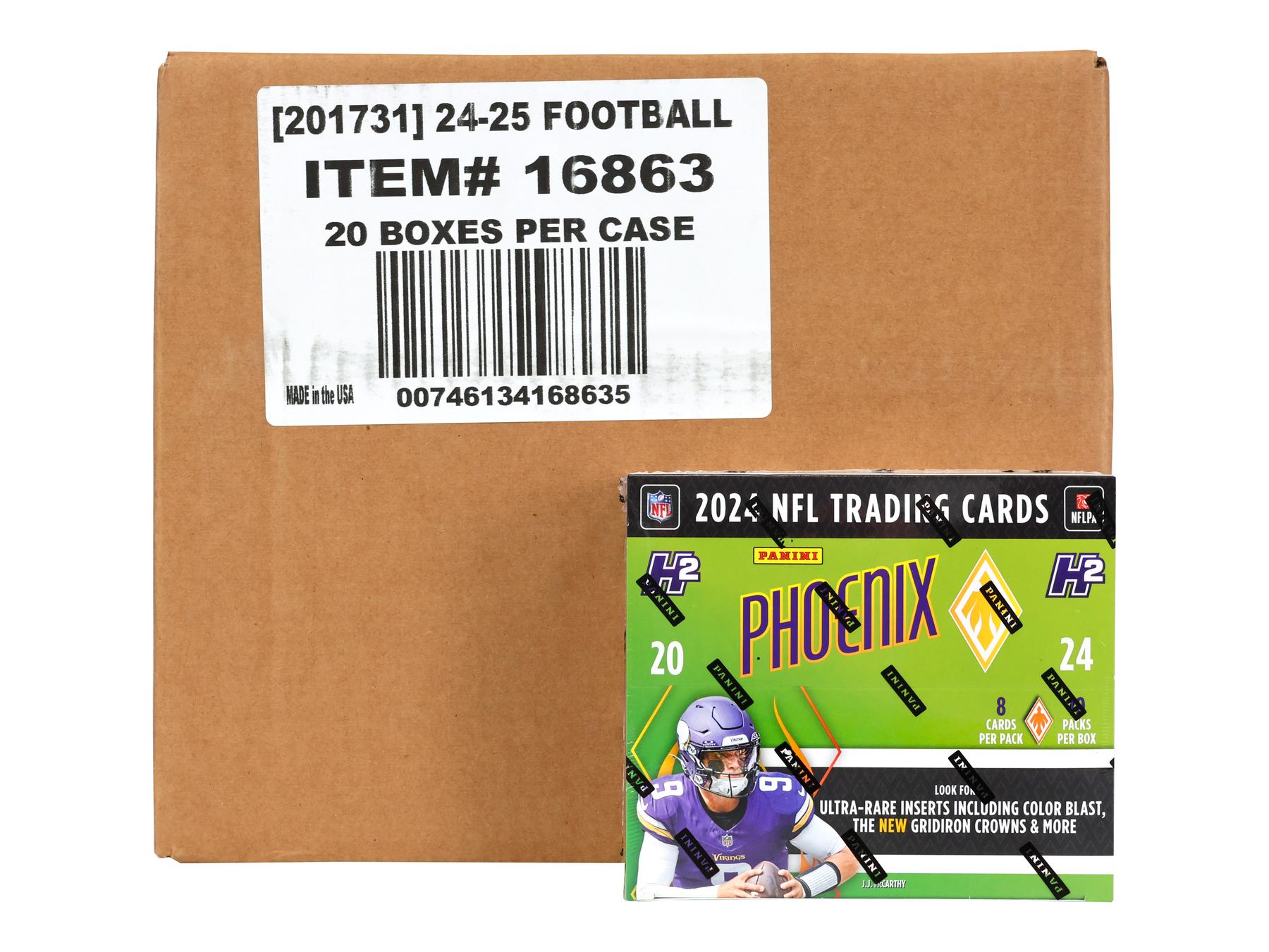2024 Panini Phoenix Football H2 20-Box Case | DA Card World