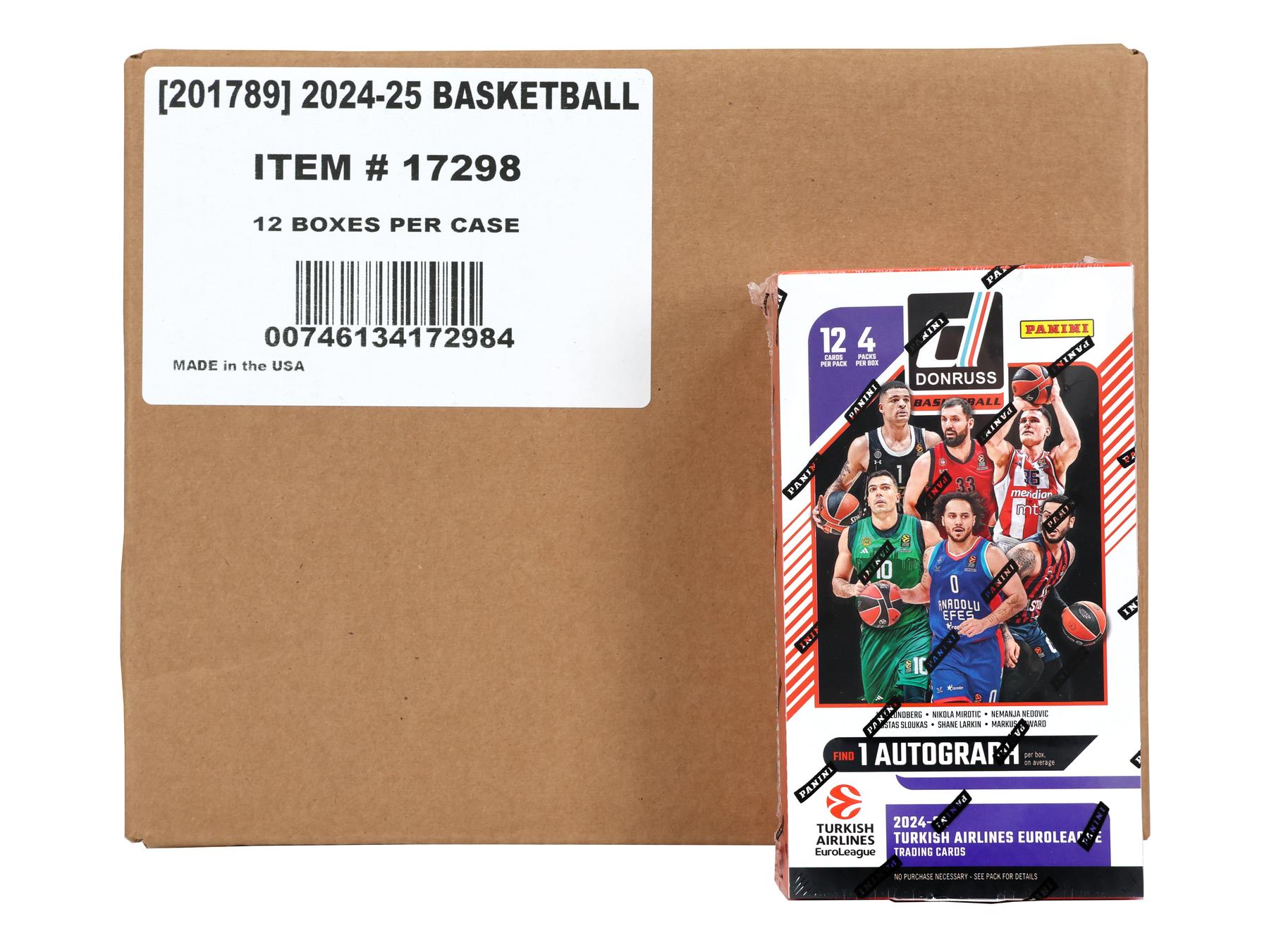 2024/25 Panini Donruss Turkish Airlines EuroLeague Basketball