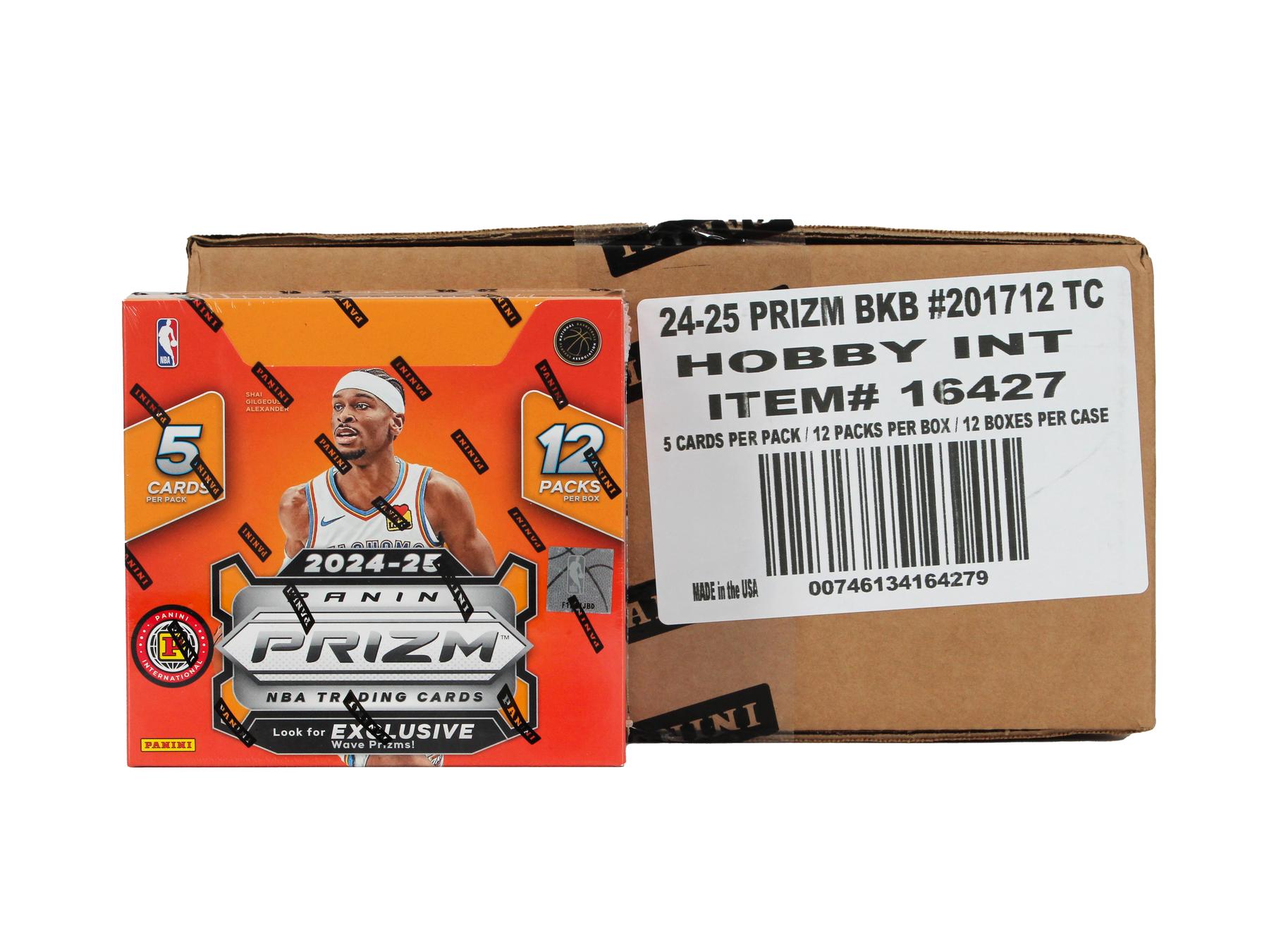 2024/25 Panini Prizm Basketball International Hobby 12-Box Case