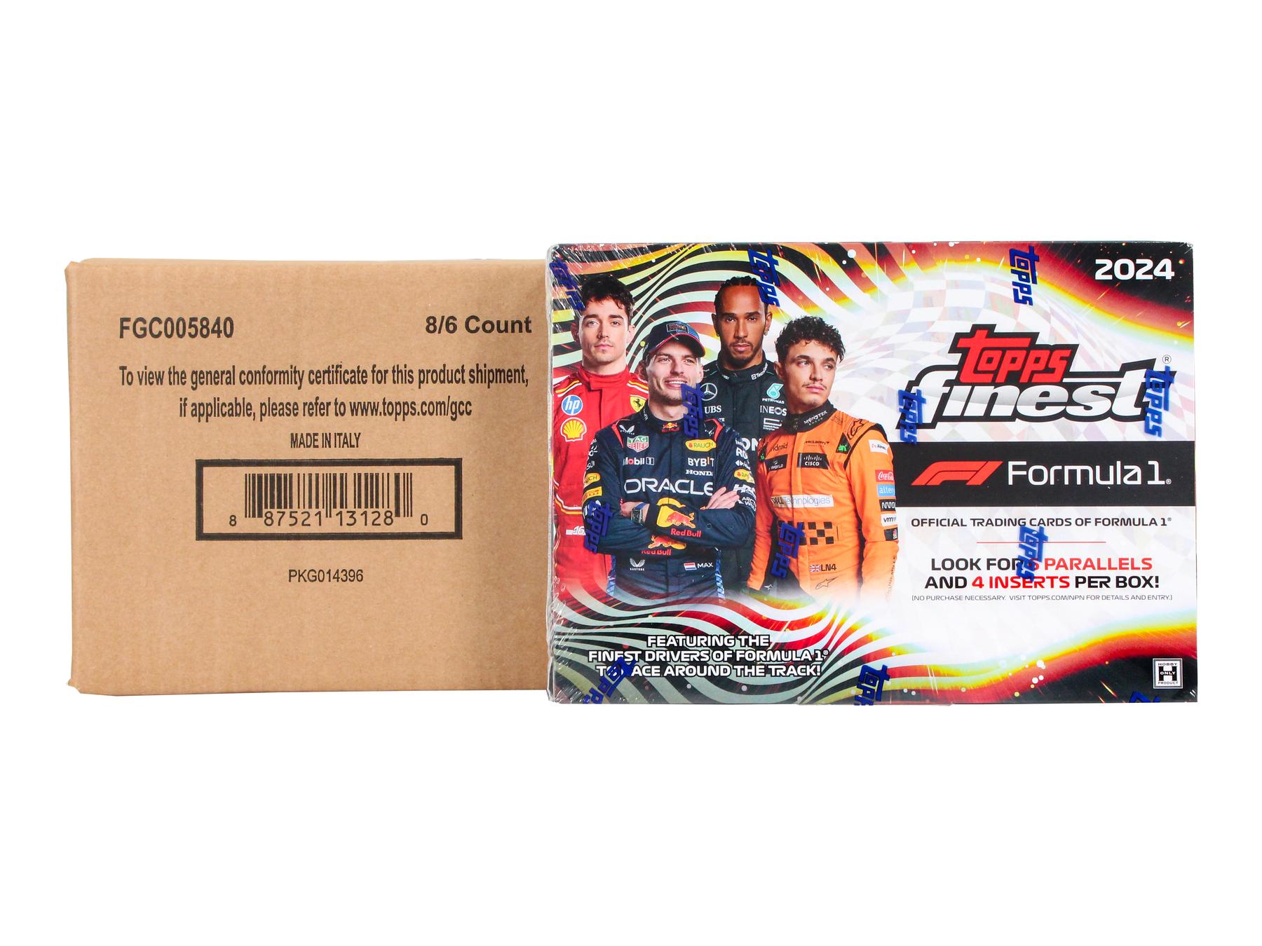 2024 Topps Finest F1 Formula 1 Hobby Box (April 10th)