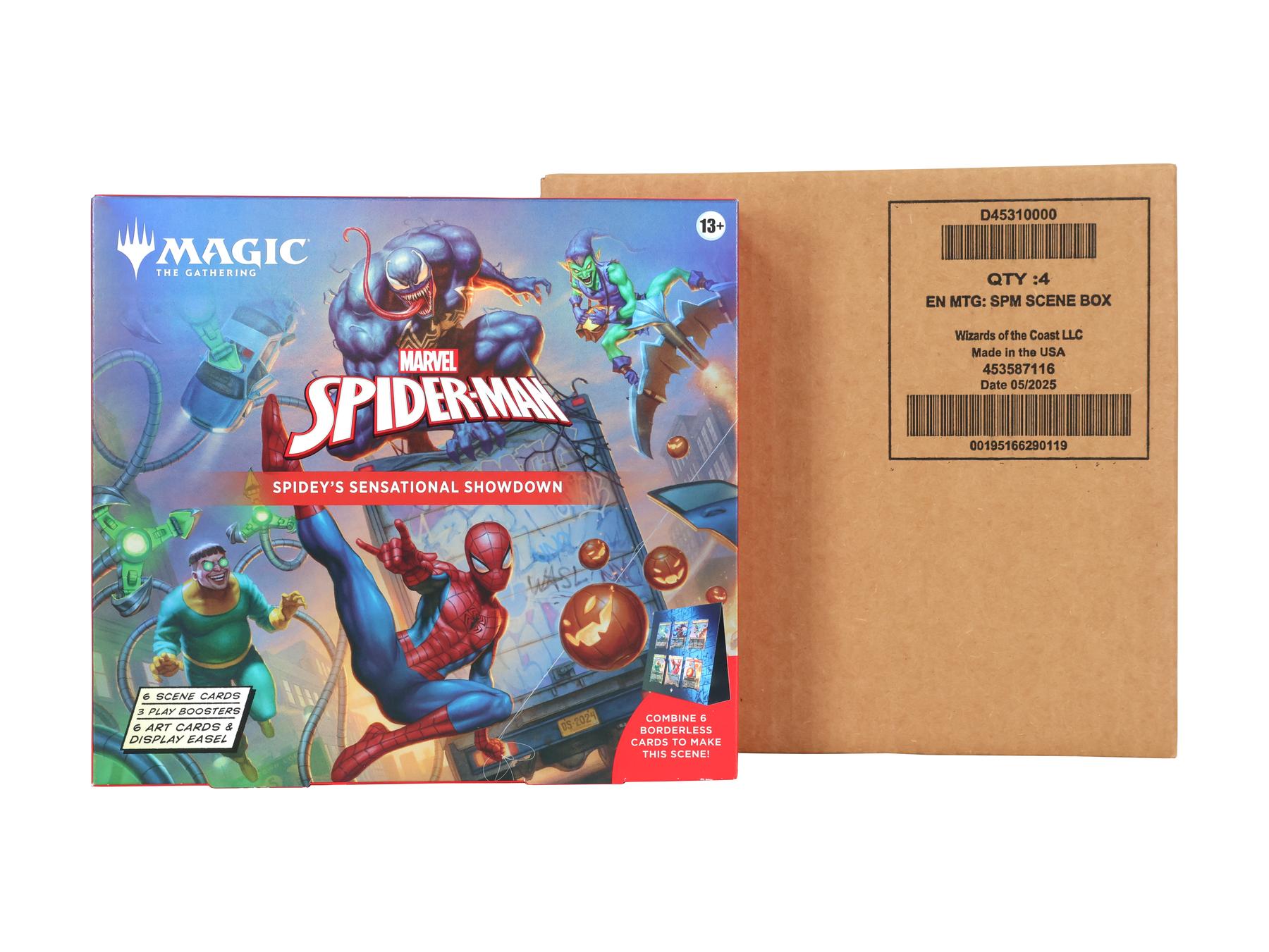 Magic the Gathering Marvel's Spider-Man Scene 4-Box Case