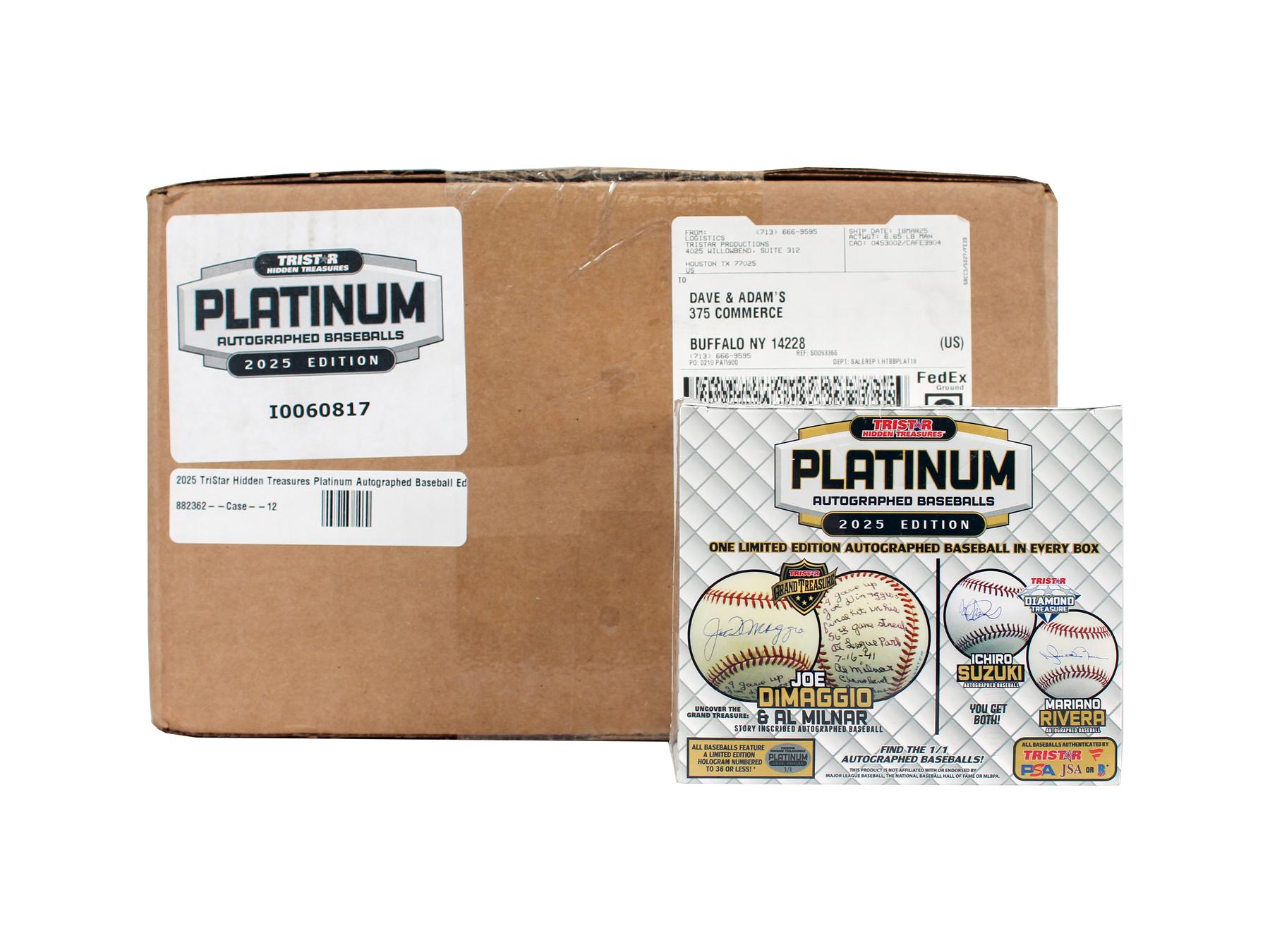 2025 TriStar Hidden Treasures Platinum Autographed Baseball