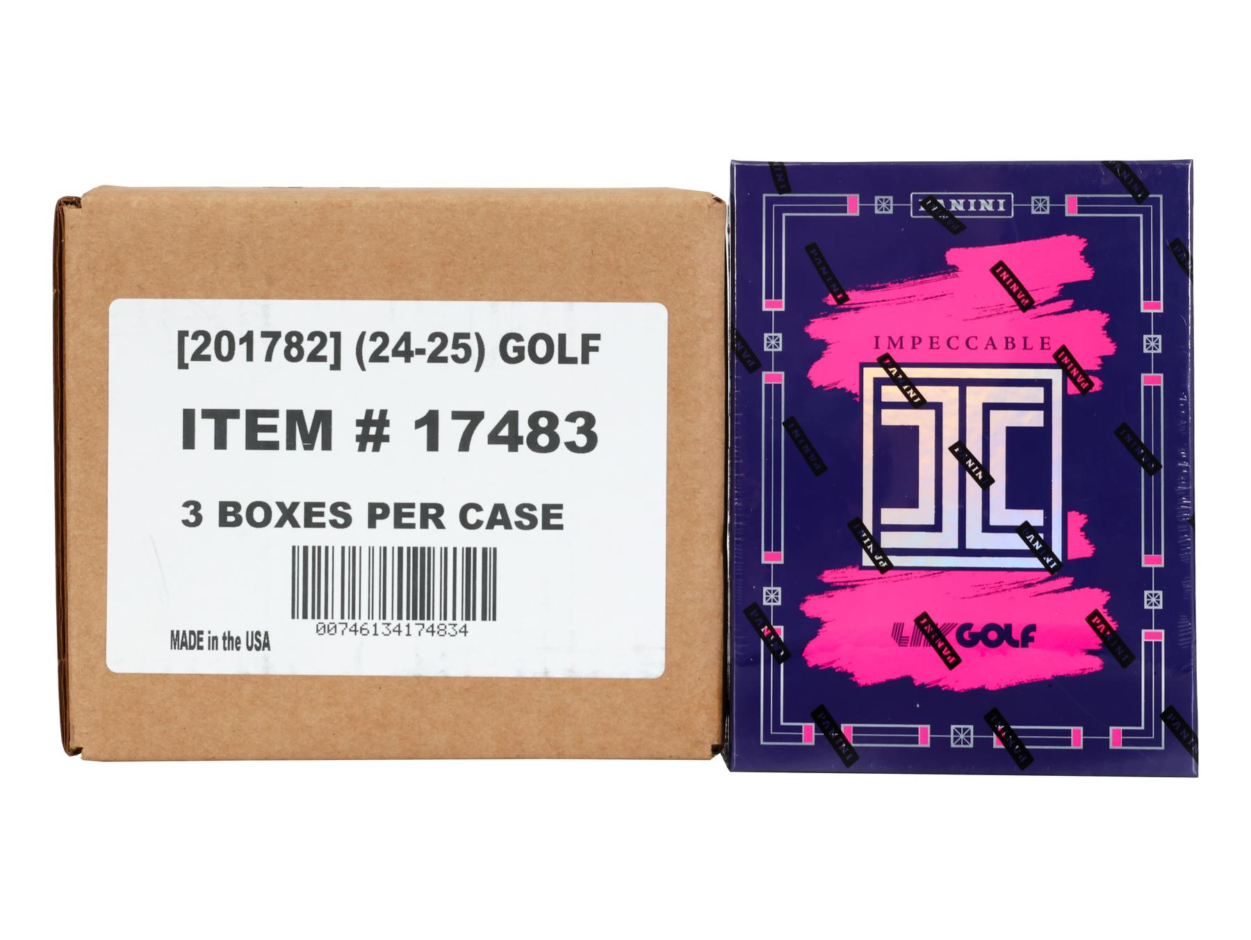 2024 Panini Impeccable LIV Golf Hobby 3-Box Case | DA Card World