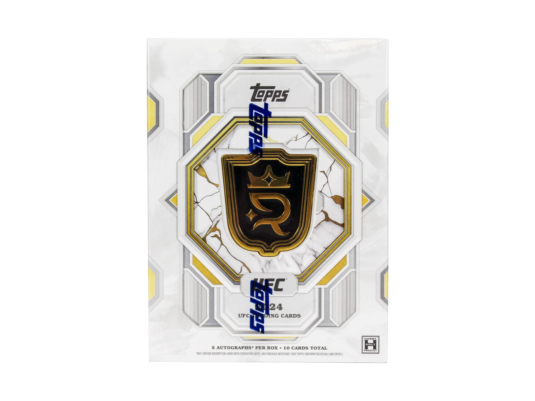 Carte UFC Topps Royalty 2024 - Khamzat Chimaev - Relic Patch Auto Gold #9/10 - édition Limitée /10