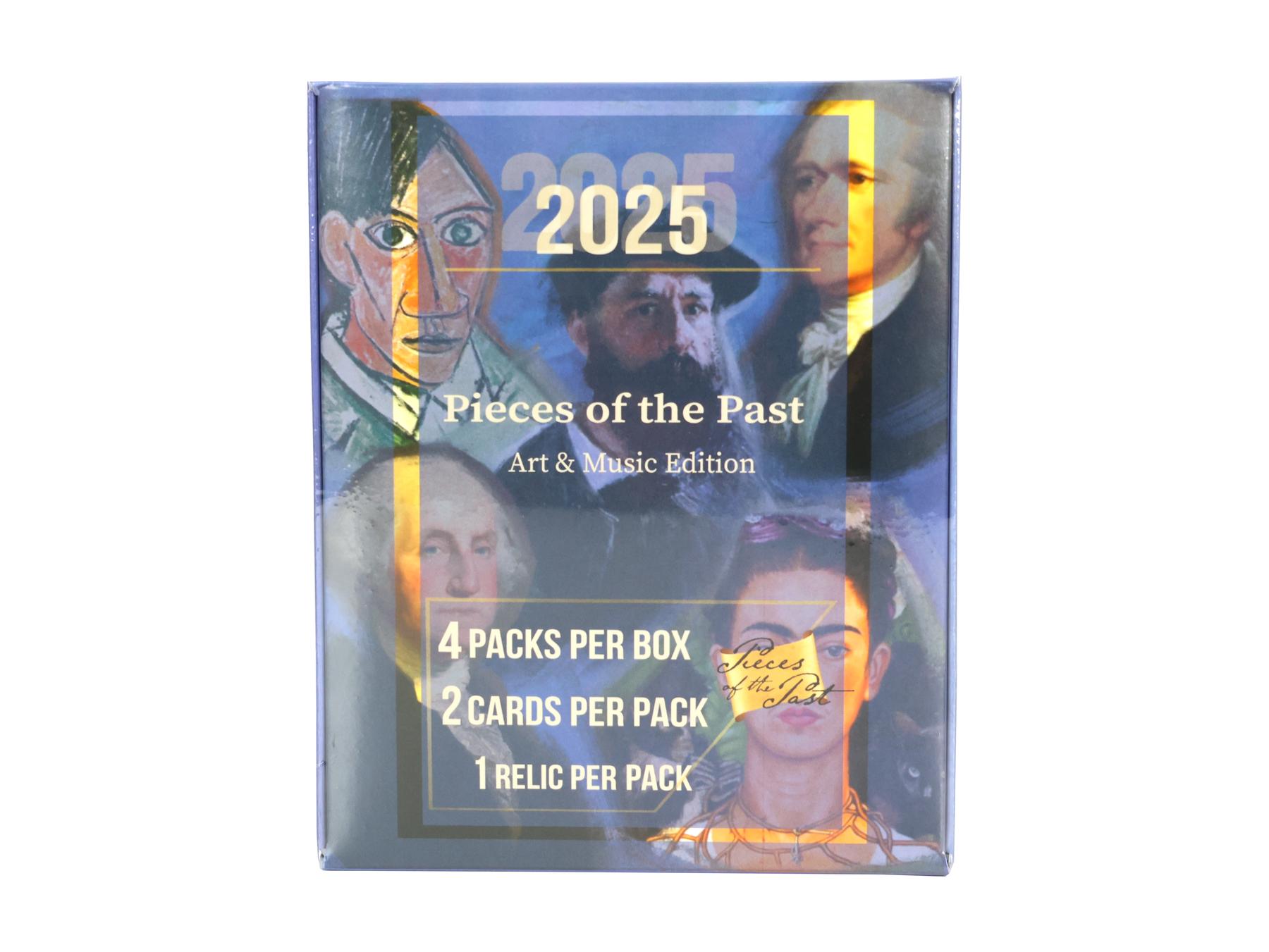 2025 Keepsake Pieces of the Past Art and Music Edition Hobby Box