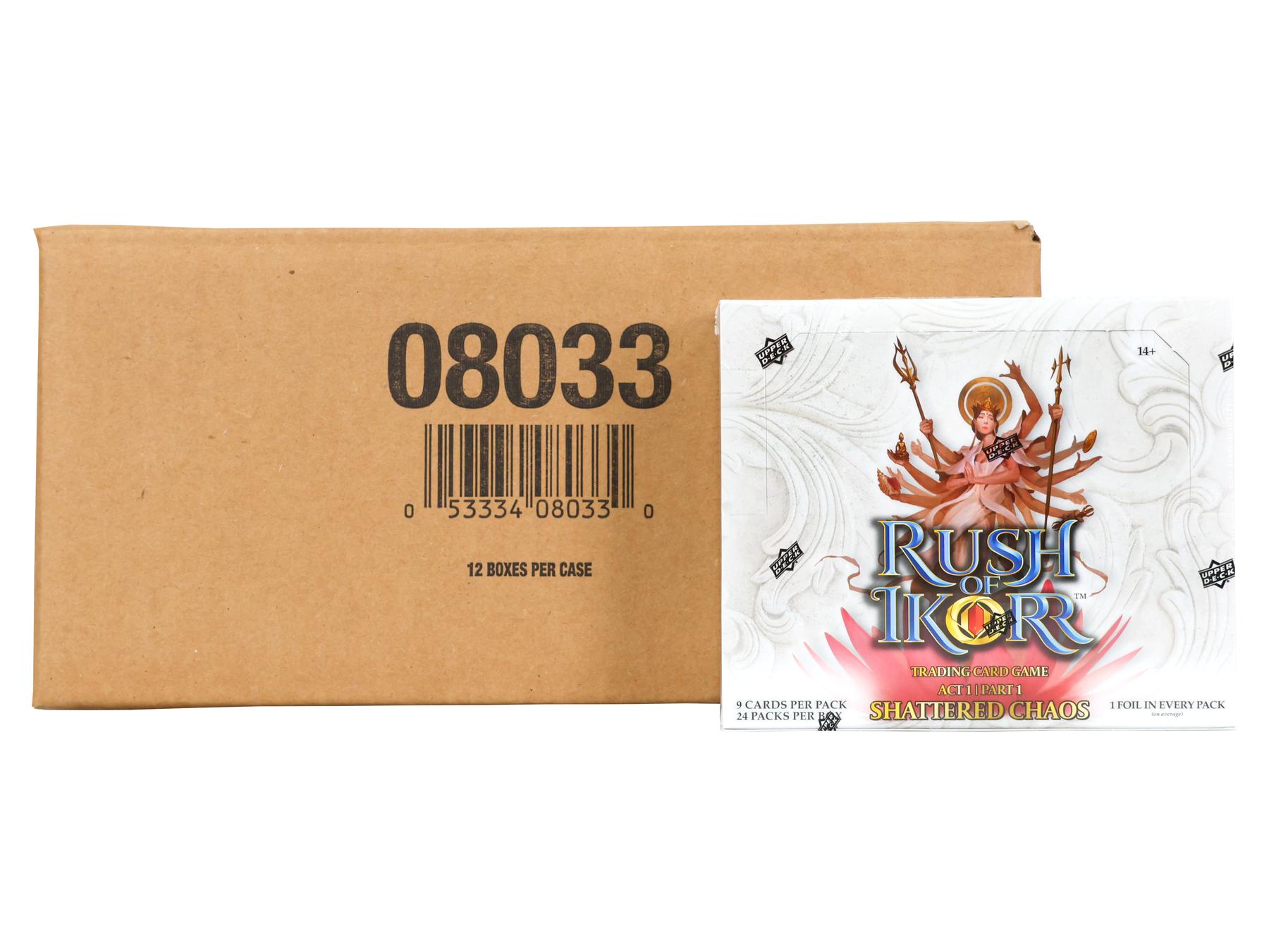 Rush of Ikorr TCG Shattered Chaos Booster 12-Box Case (Upper Deck