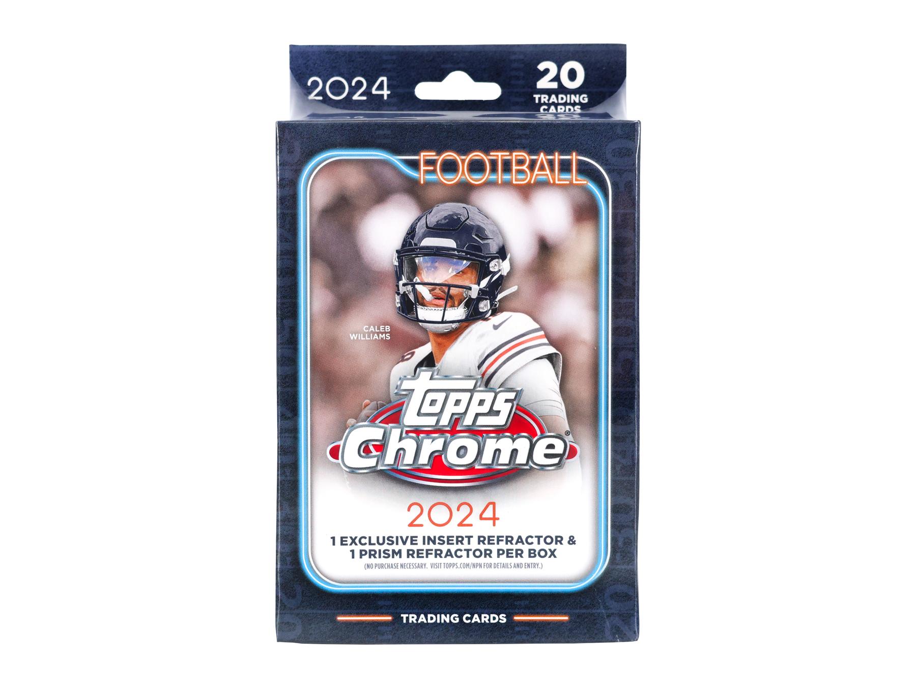 2024 Topps Chrome Football Hanger 64-Box Case | DA Card World