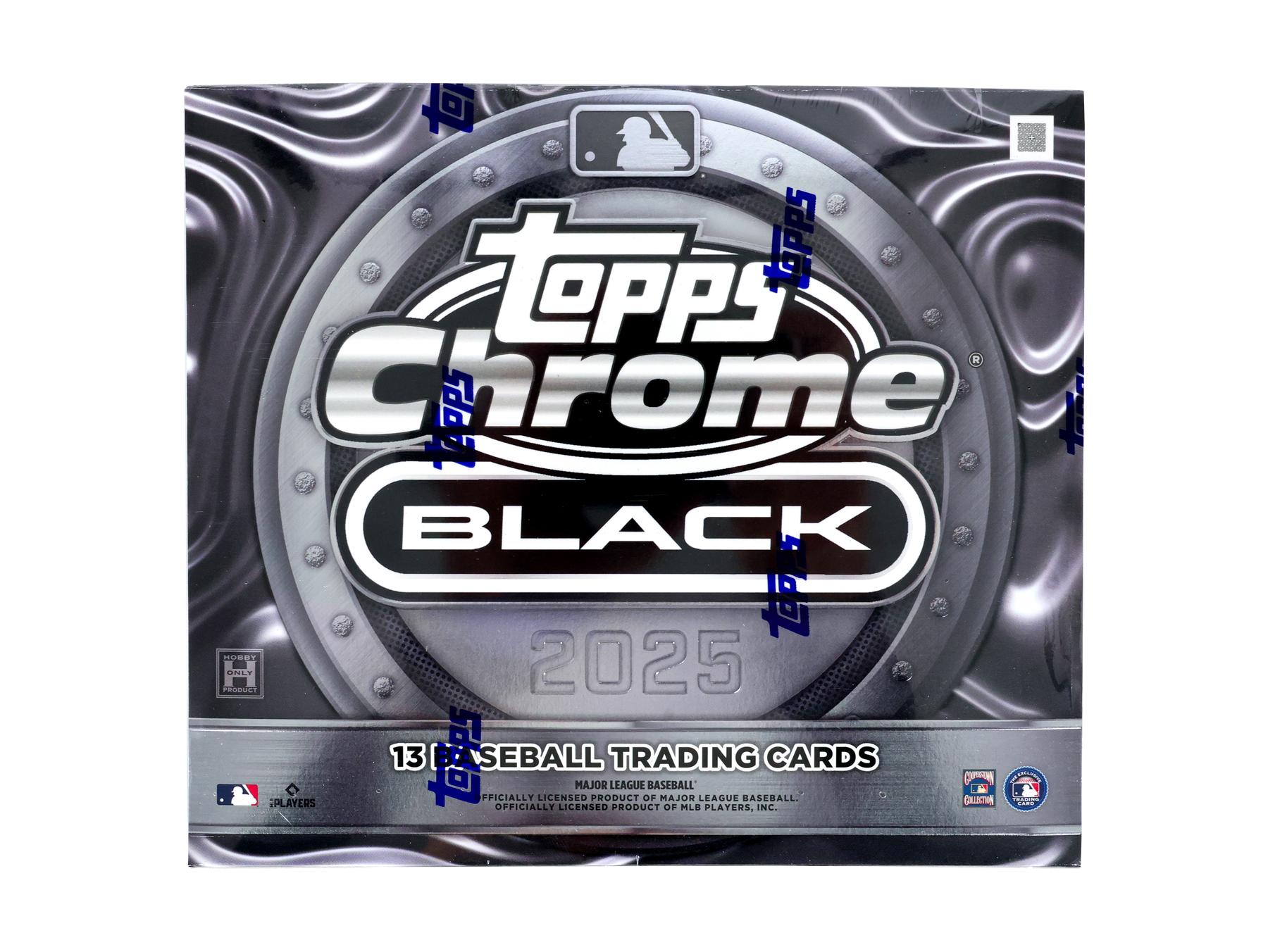 新発売の Baseball Black Chrome Topps 2025 Hobby World Card DA | Box Box+デッキ+パック